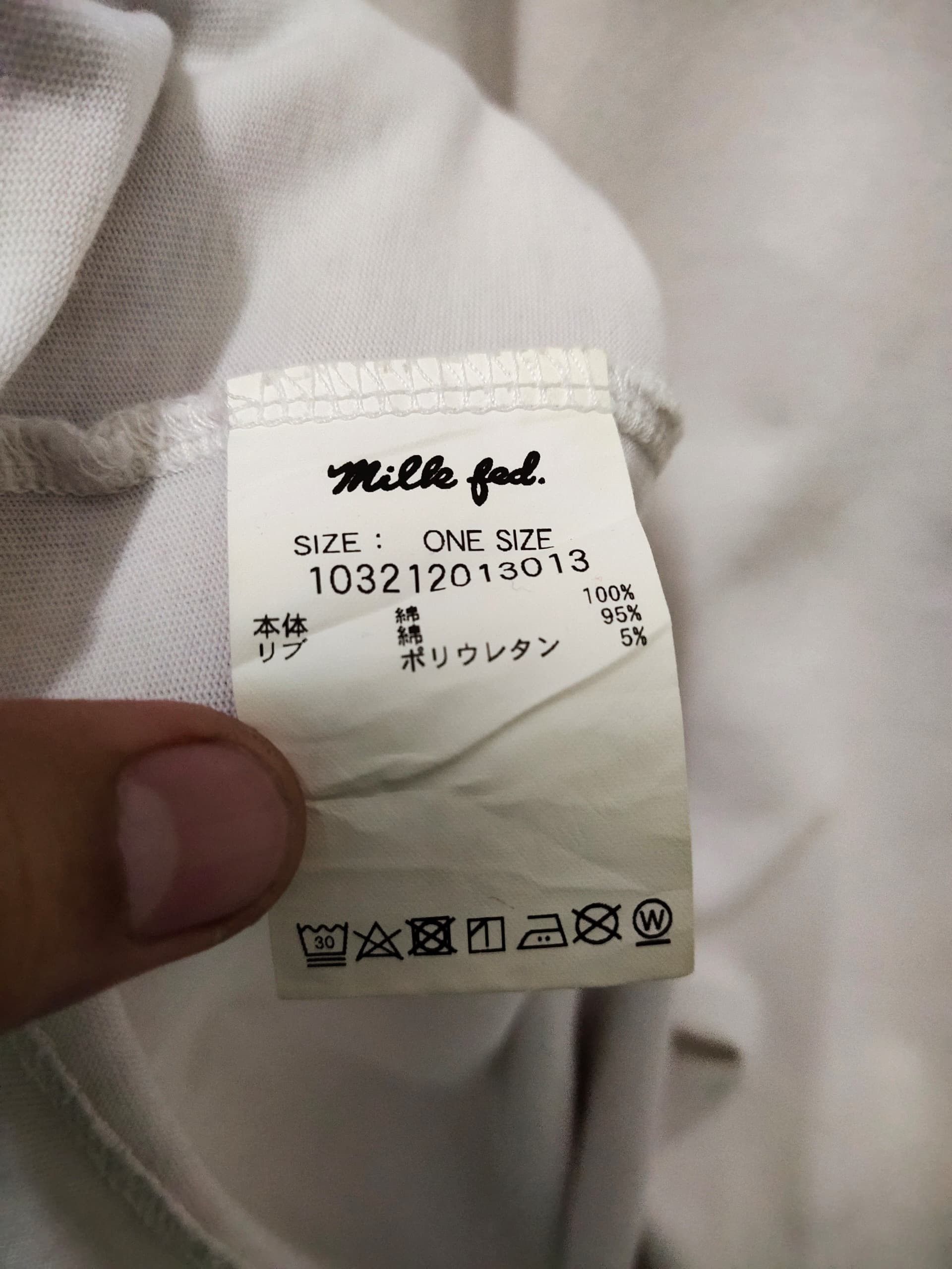 Designer × Japanese Brand MILKFED spell out logo Oversize t shirt streetwear Size US XL / EU 56 / 4 - 7 Thumbnail