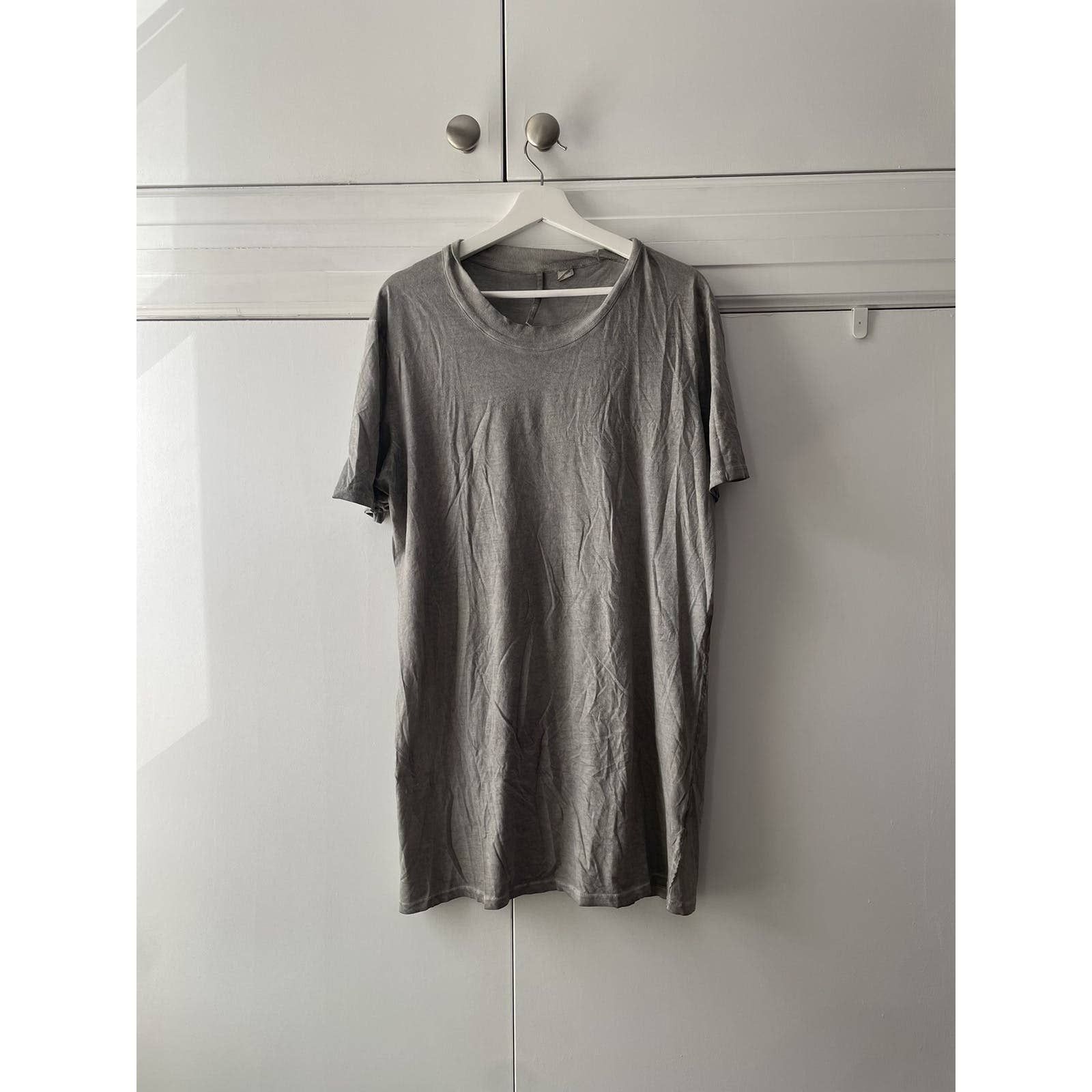 image of 11 By Boris Bidjan Saberi Light Grey T Shirt, Men's (Size XL)