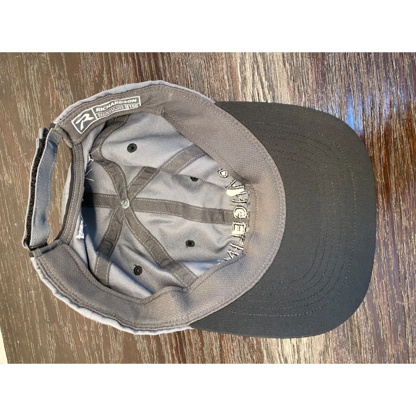 Vintage Airstream Richardson Gray Adjustable Strapback Cap - Rangeline Logo Richarson Mens One Size Hat Size ONE SIZE - 6 Thumbnail