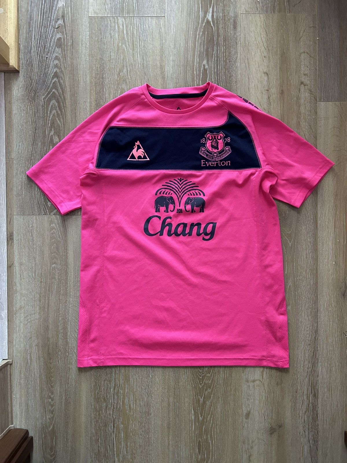 Le Coq Sportif Vintage Le Coq Sportif Everton 2010/11 Away Soccer Jersey Size US M / EU 48-50 / 2 - 1 Thumbnail