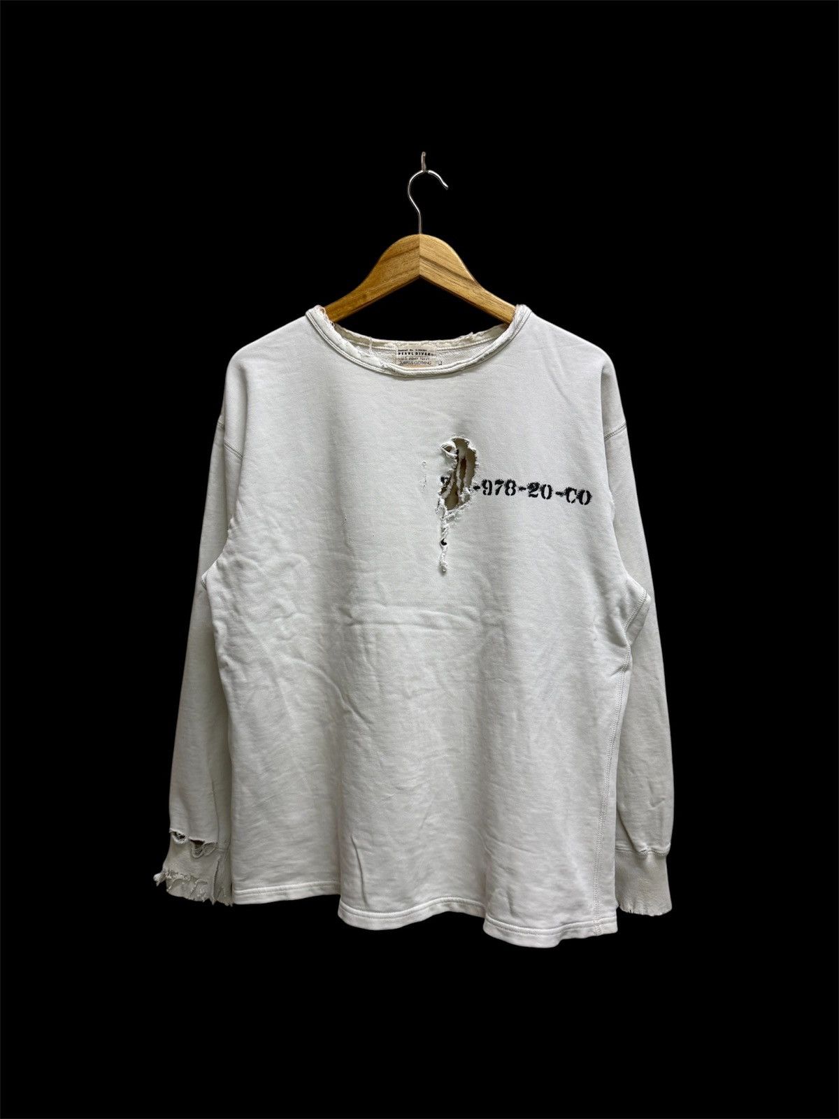 Japanese Brand Pearl Diver U.S Army Navy Surplus Clothing Distressed Sweat Size US L / EU 52-54 / 3 - 1 Thumbnail