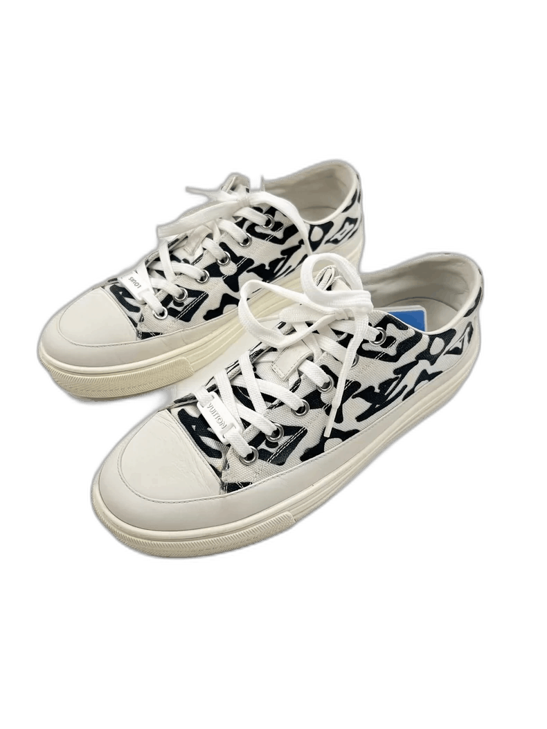 Louis Vuitton Louis Vuitton Camo Print Sneakers Size 36-yf Size US 5.5 / EU 38 - 1 Thumbnail