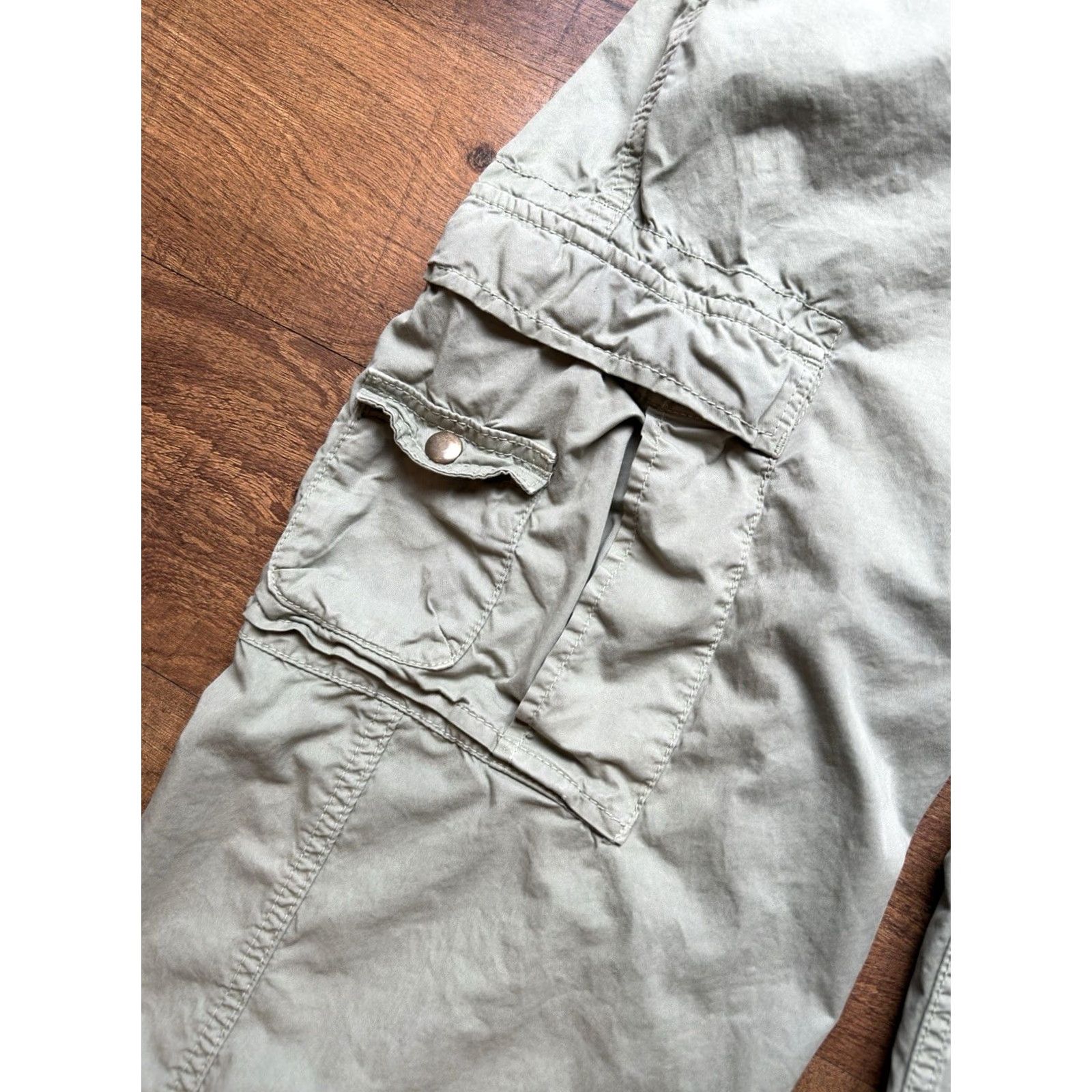 Polo Ralph Lauren VINTAGE Polo Ralph Lauren Cargo Paratrooper Pants Shoes? 34X32 Green Mens Straight 90s Army Utility Cotton Pants Size US S / EU 44-46 / 1 - 4 Thumbnail