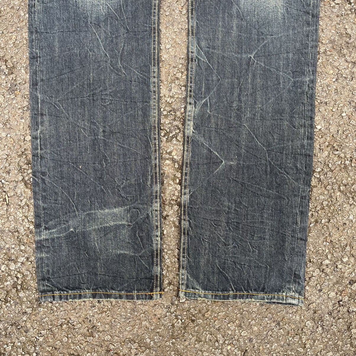 Hysteric Glamour Japanese Skull Embroidered Jeans Distressed Punk Denim Size US 28 / EU 44 - 3 Thumbnail