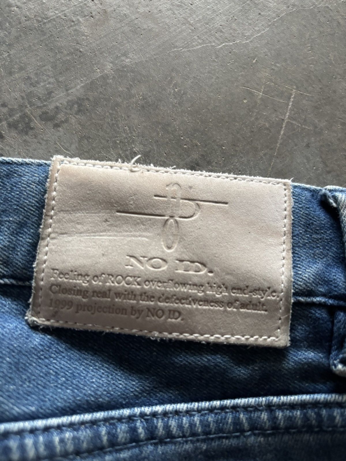If Six Was Nine × Le Grande Bleu (L.G.B.) × NO ID SICK NO ID JAPANESE DENIM SLIM HEDI SLIMANE STYLE PUNK ROCK Size US 34 / EU 50 - 13 Thumbnail