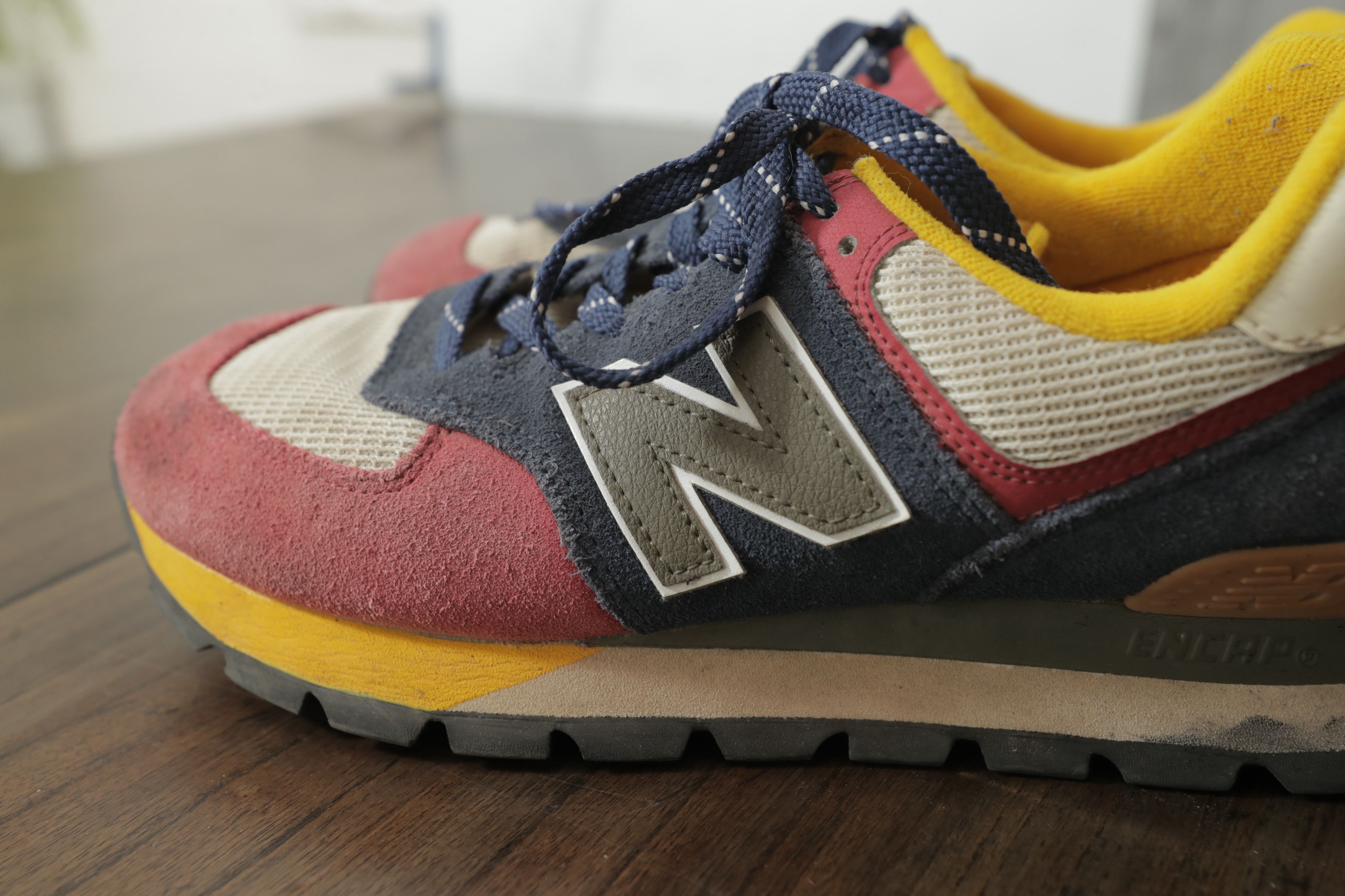 New Balance New Balance 574 Rugged Natural Indigo Earth Red Sneaker (9) Size US 9 / EU 42 - 7 Thumbnail