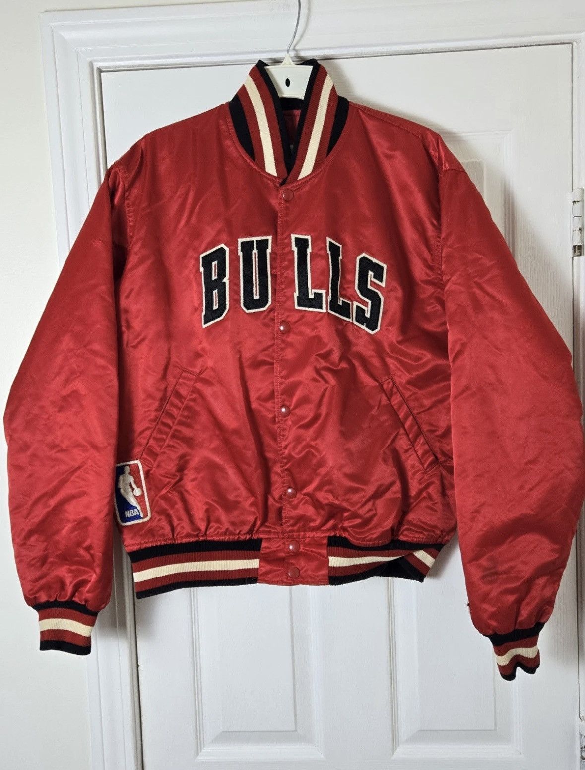 Starter Vintage 90's Starter Chicago Bulls NBA Satin Jacket Large Size US L / EU 52-54 / 3 - 1 Thumbnail