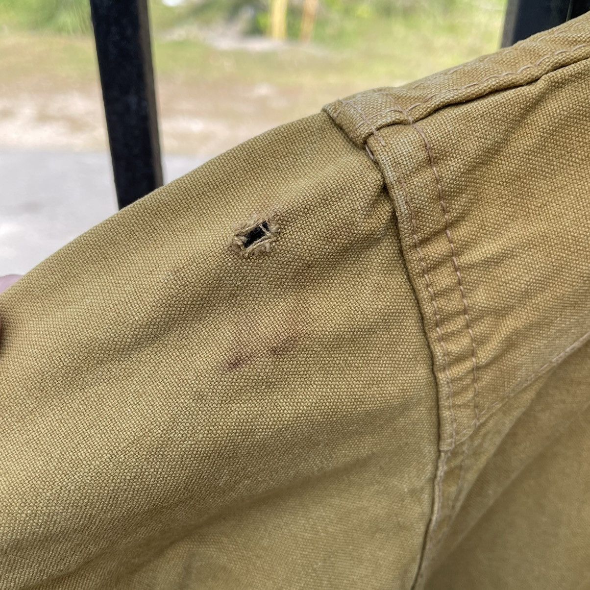 American Apparel 🔥Vintage 70s Bulls Eyes Duck Canvas Hunting Chore Jacket Size US M / EU 48-50 / 2 - 13 Thumbnail