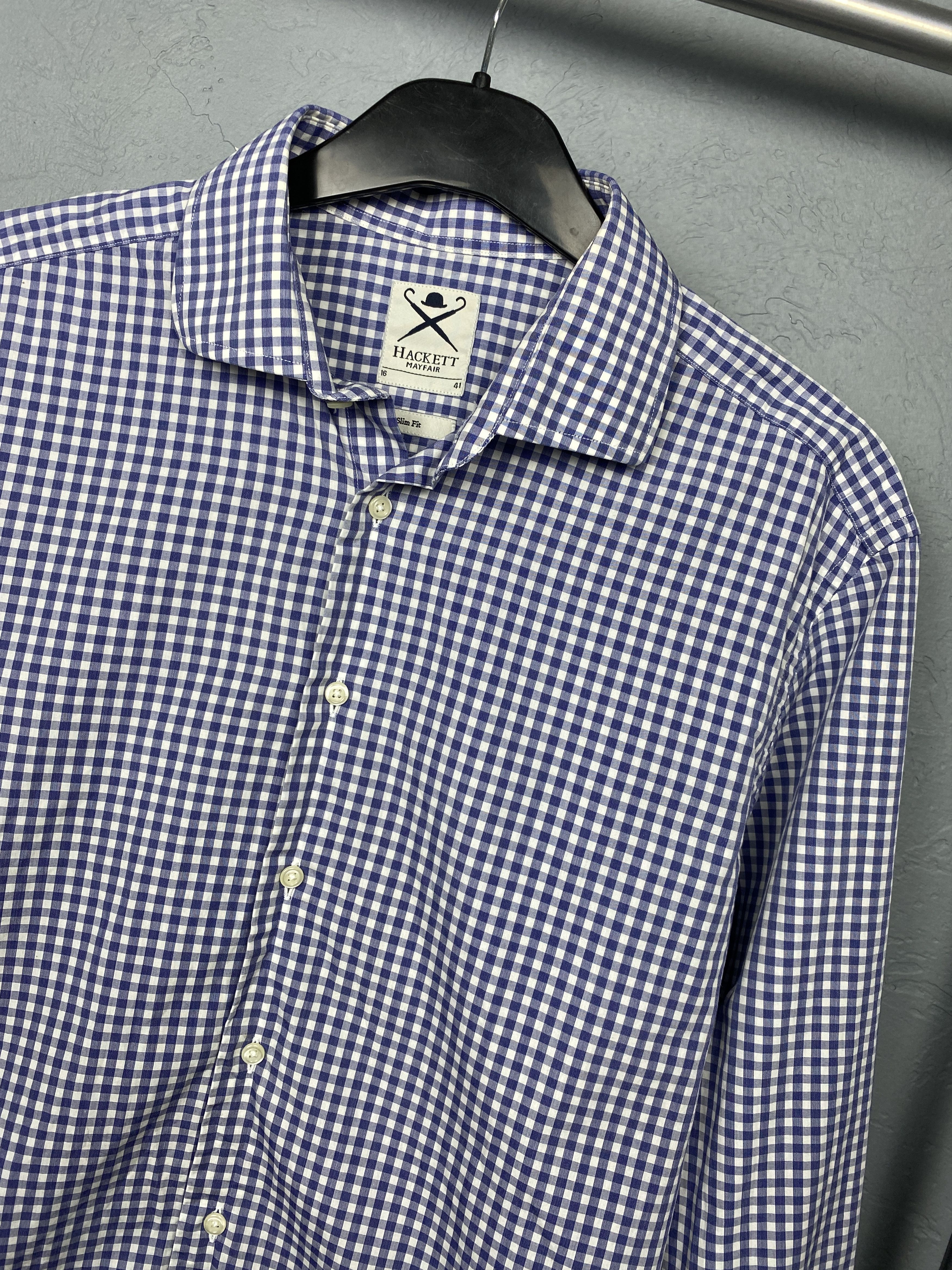 Hackett Hackett Vintage Mens Long Sleeve Shirt Size US L / EU 52-54 / 3 - 2 Thumbnail