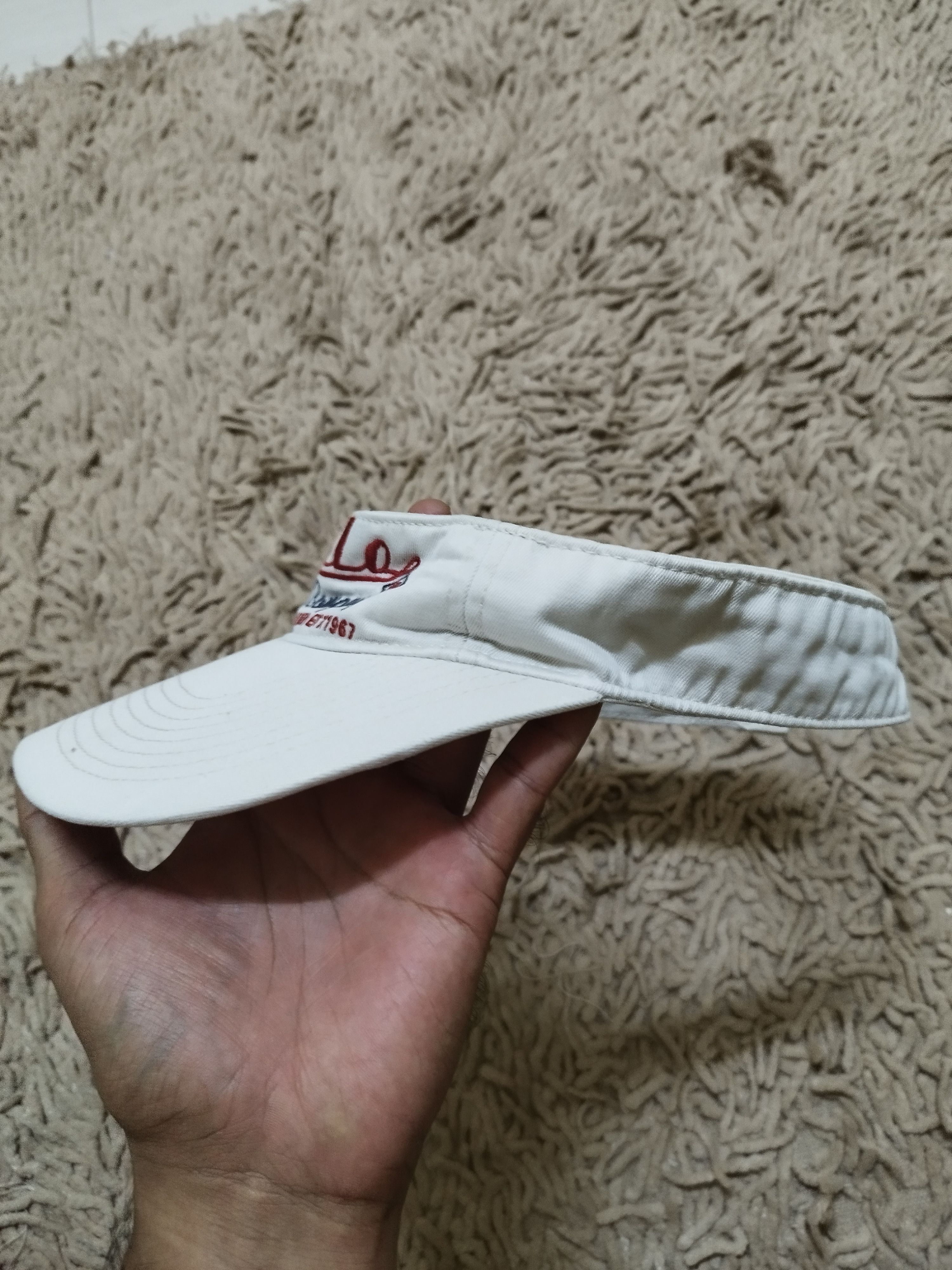 Polo Ralph Lauren × RRL Ralph Lauren Vintage Polo Jeans Co. Ralph Lauren Visor Hat Size ONE SIZE - 3 Thumbnail