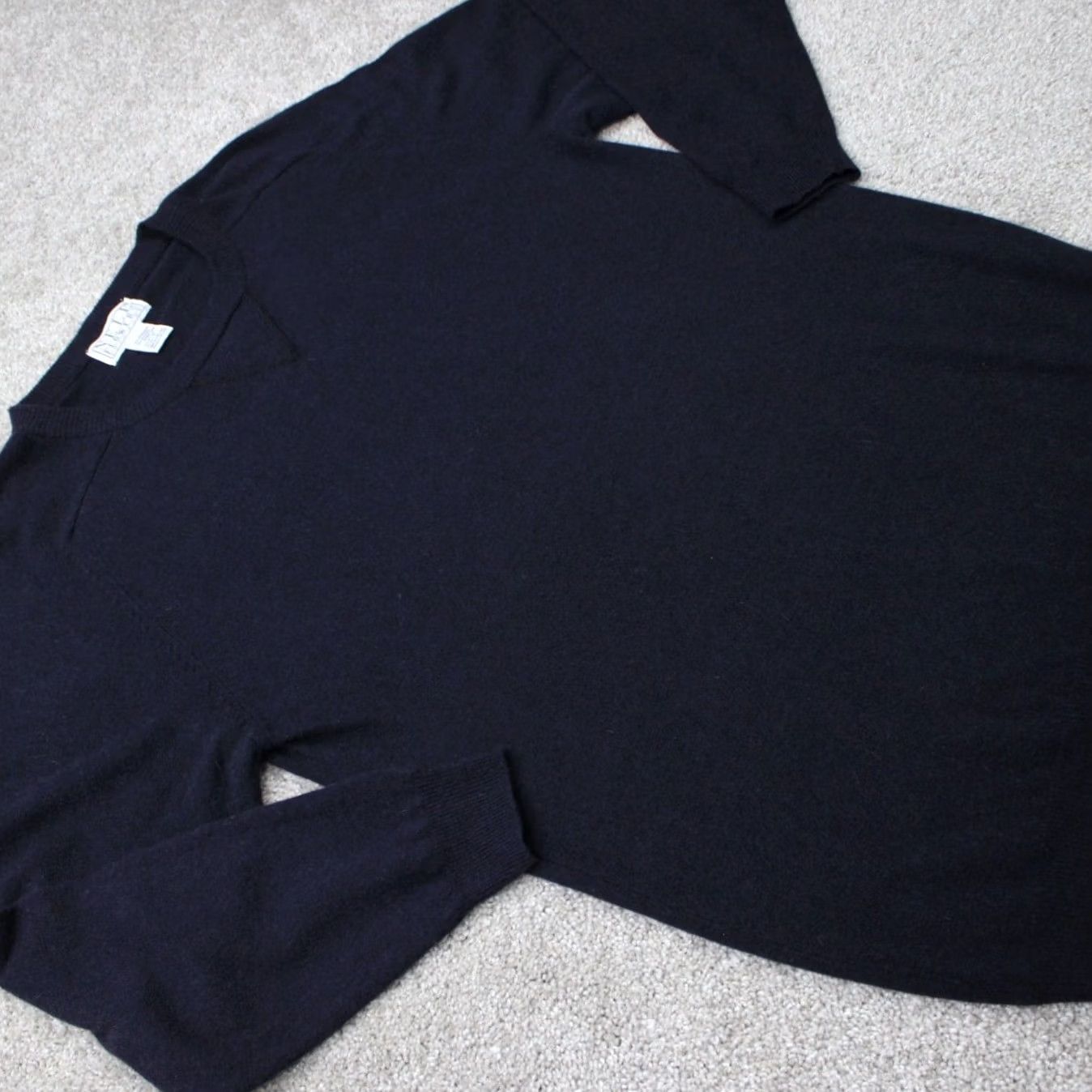 Vintage Nell Flowers by JG Hook Womens Large Purple Sweater Size L / US 10 / IT 46 - 6 Thumbnail