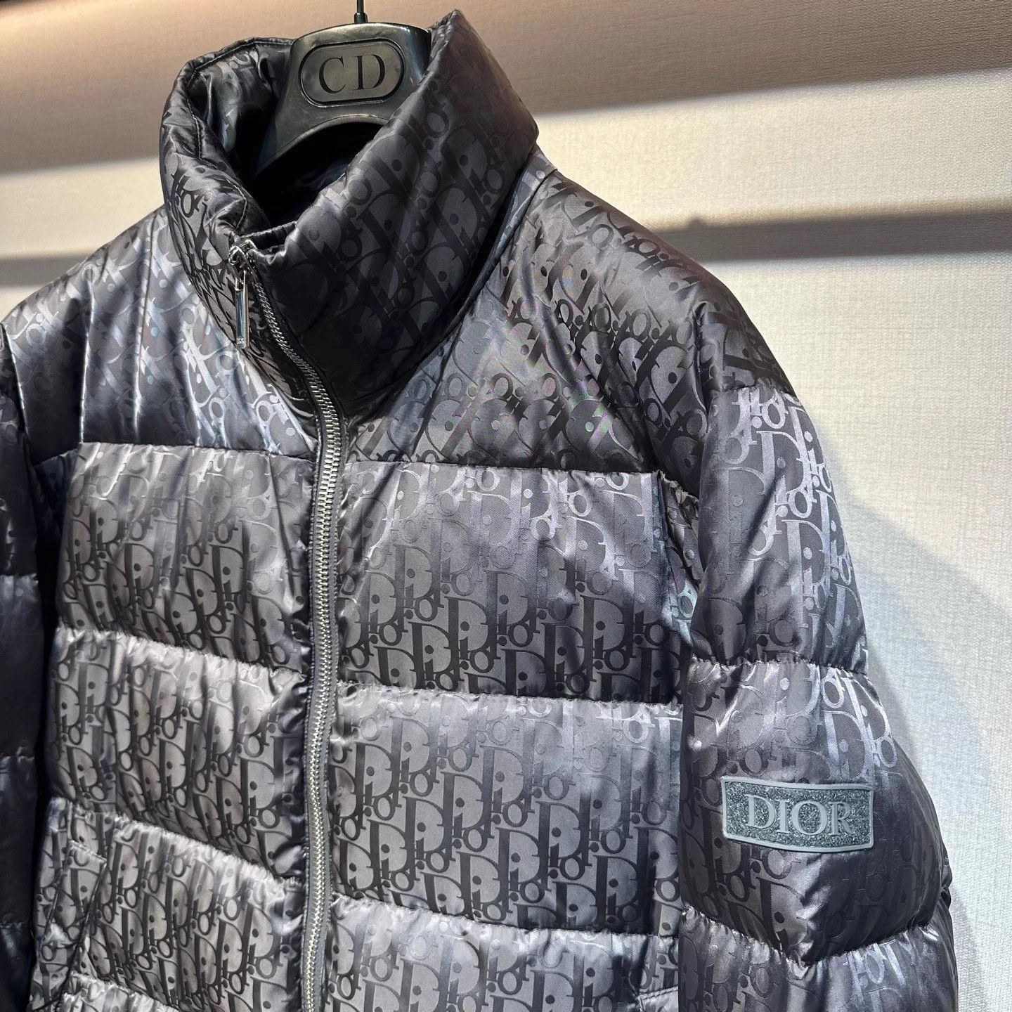 Dior Dior Oblique Gray Puffer 50 Unworn Size US M / EU 48-50 / 2 - 2 Thumbnail
