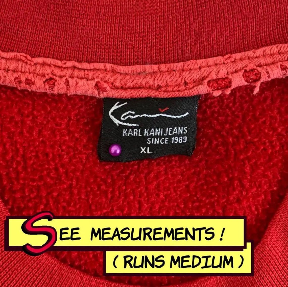 Other Vintage 90s KARL KANI Sweatshirt Crewneck Signature Hip Hop Size US M / EU 48-50 / 2 - 6 Thumbnail
