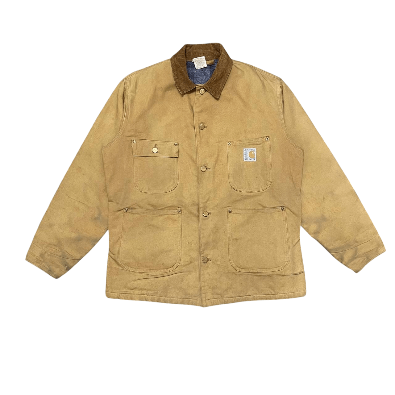 Carhartt Vintage 80's Carhartt 100 Years Blanket Lined Jacket Size US M / EU 48-50 / 2 - 1 Thumbnail