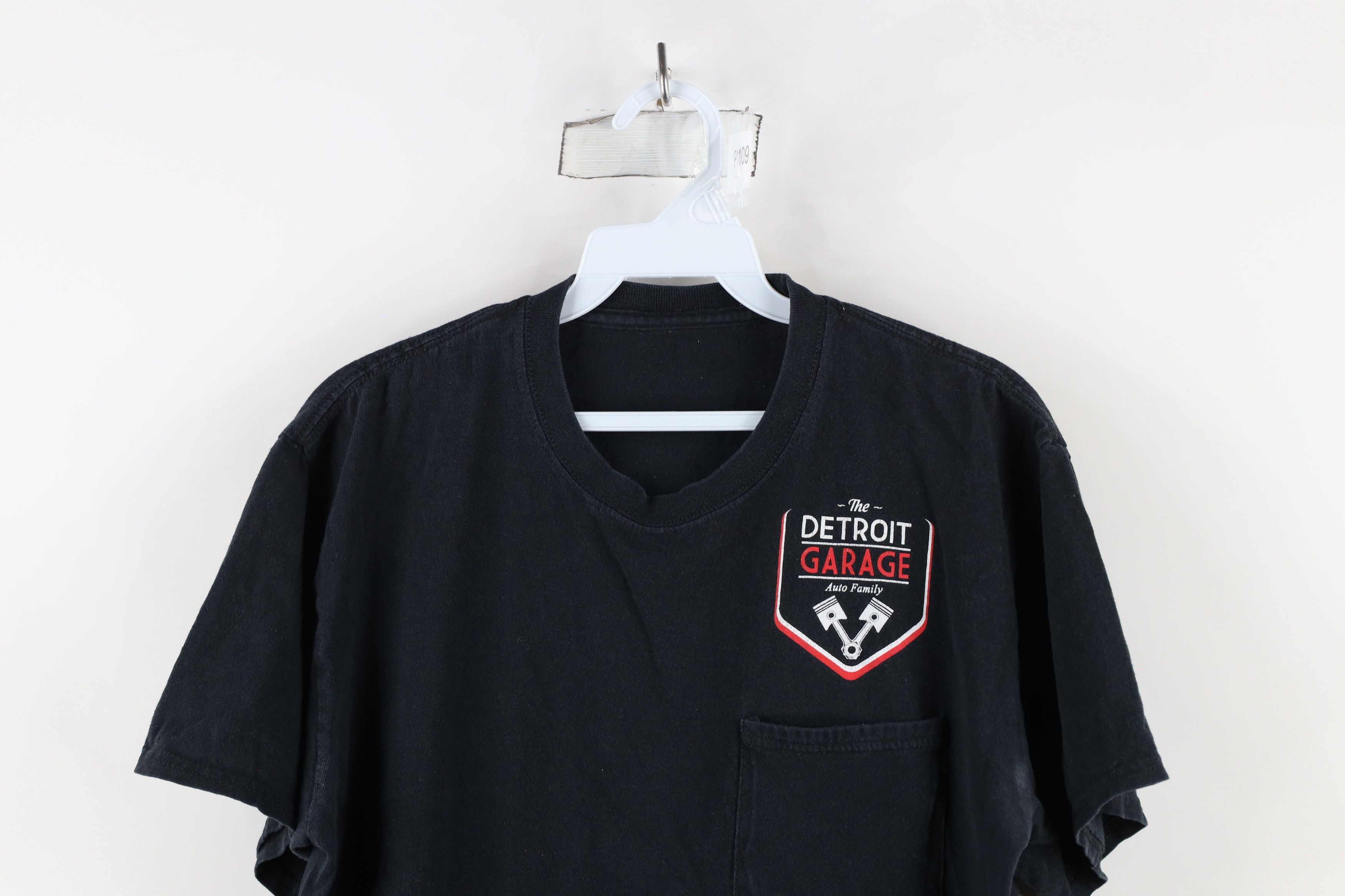 Vintage Vintage The Detroit Garage Motor City Pocket T-Shirt Size US M / EU 48-50 / 2 - 2 Thumbnail