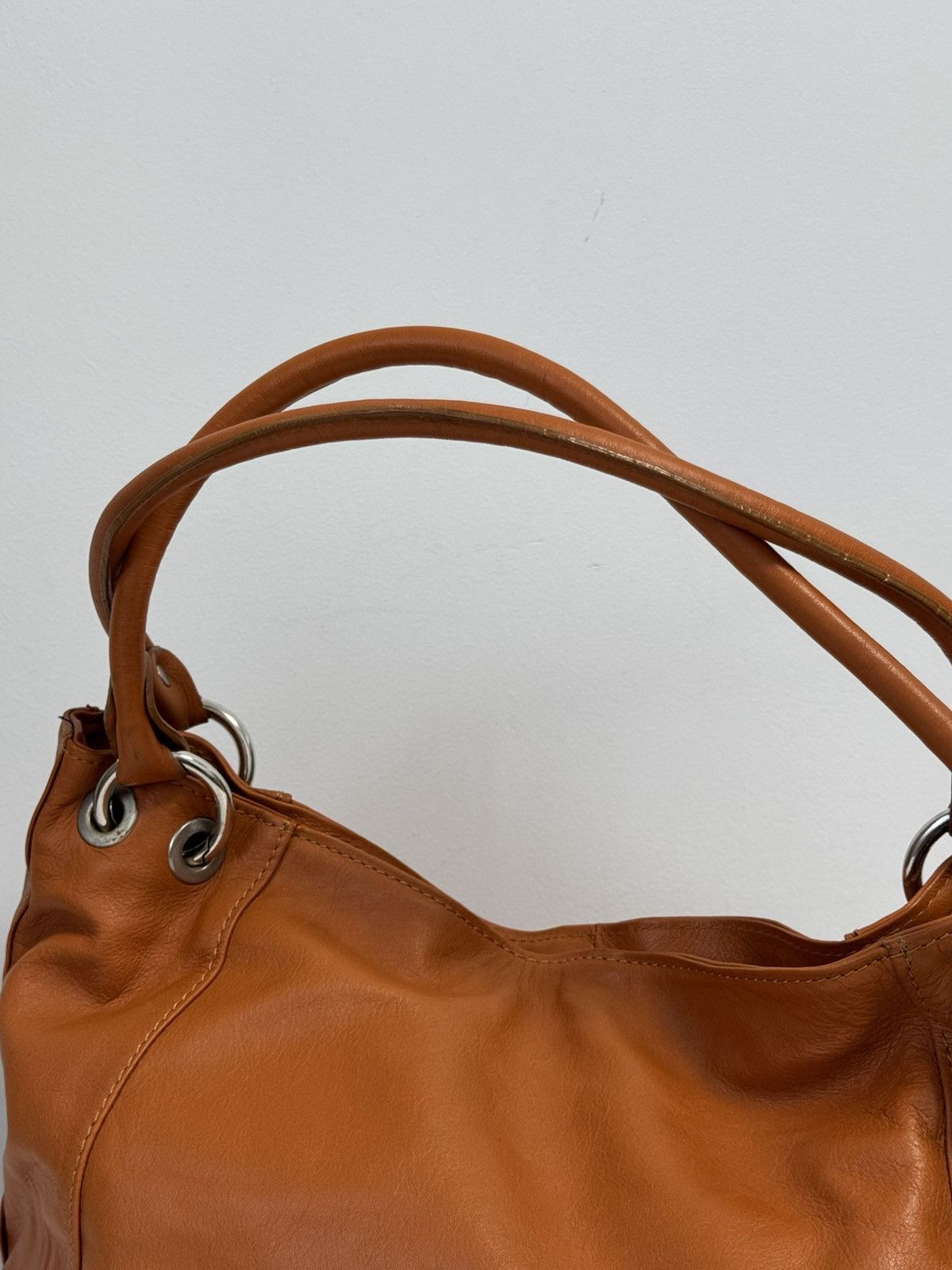 Genuine Leather Genuine leather crossbody shoulder bag Carmel color Size ONE SIZE - 4 Thumbnail
