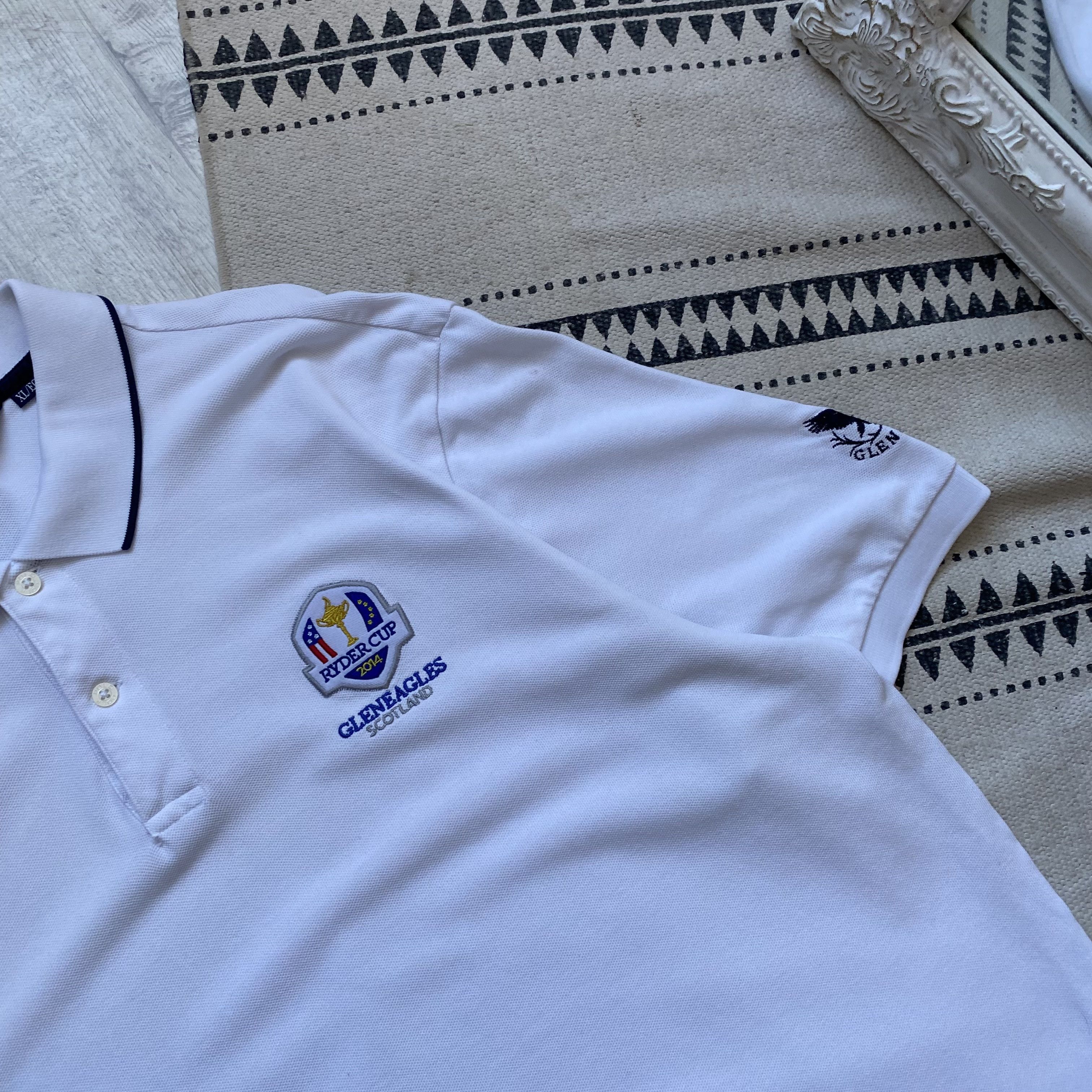 Polo Ralph Lauren Vintage Polo Ralph Lauren Golf Polo tee Gleneagles 2014 Size US XL / EU 56 / 4 - 4 Thumbnail