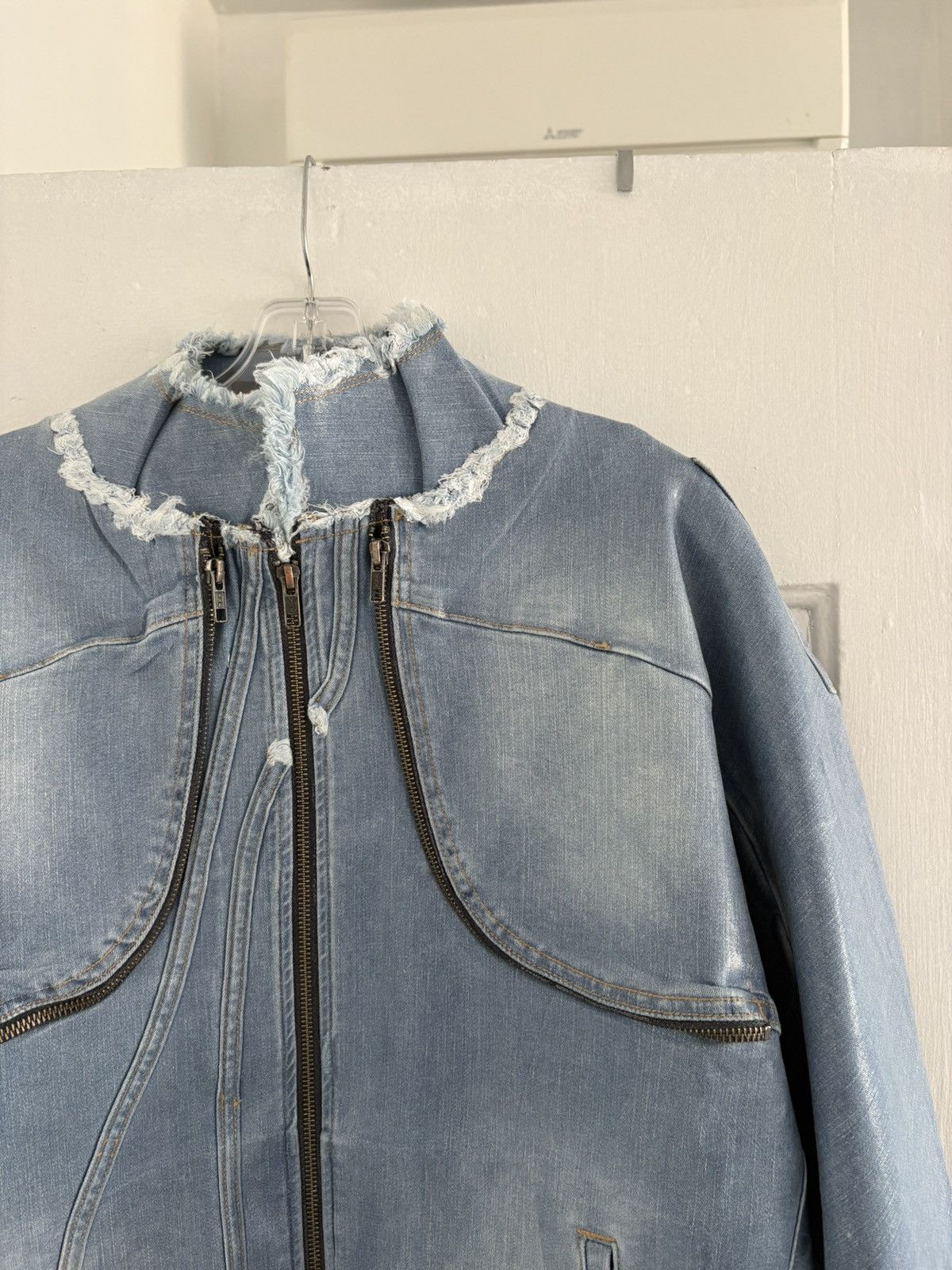 Ottolinger SS26 Ottolinger Glazed Denim Jacket Size L / US 10 / IT 46 - 2 Thumbnail