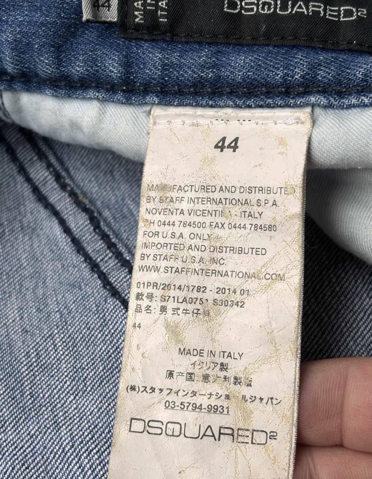 Dsquared2 DSQUARED2 Men's Jeans J2 Size US 28 / EU 44 - 7 Thumbnail