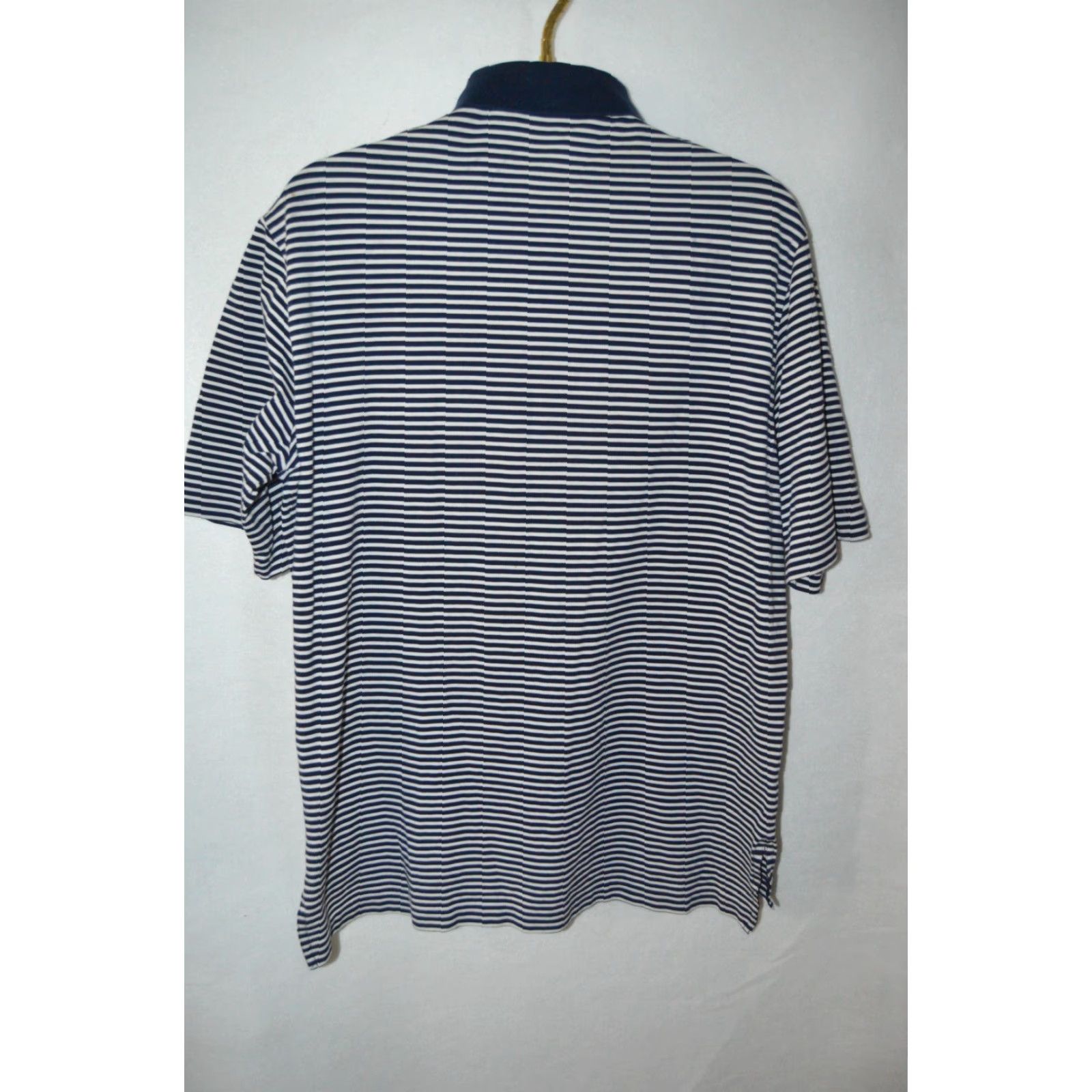 Polo Ralph Lauren VINTAGE Polo Ralph Lauren Polo Shirt Stipe L Cotton Size US L / EU 52-54 / 3 - 2 Thumbnail