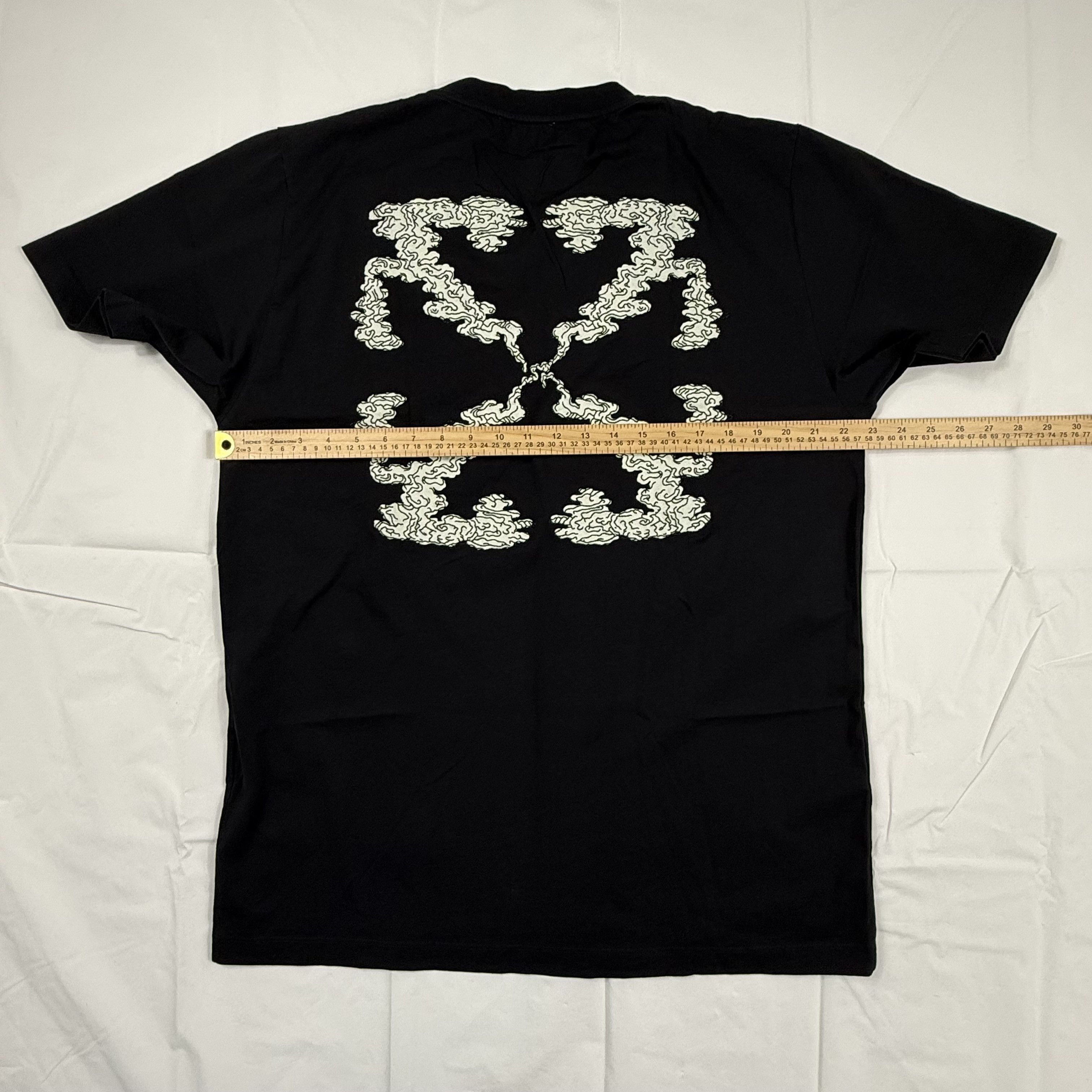 Off-White Off-White Cloud Arrows Graphic T-Shirt Black Size US XXL / EU 58 / 5 - 9 Thumbnail