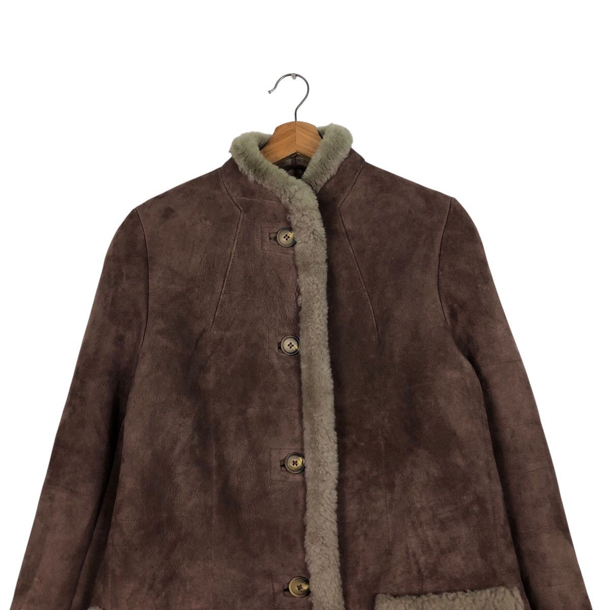 Vintage Vintage Long Jacket Leather Shearling Mink Fur DenoDe Patit Size US M / EU 48-50 / 2 - 4 Thumbnail