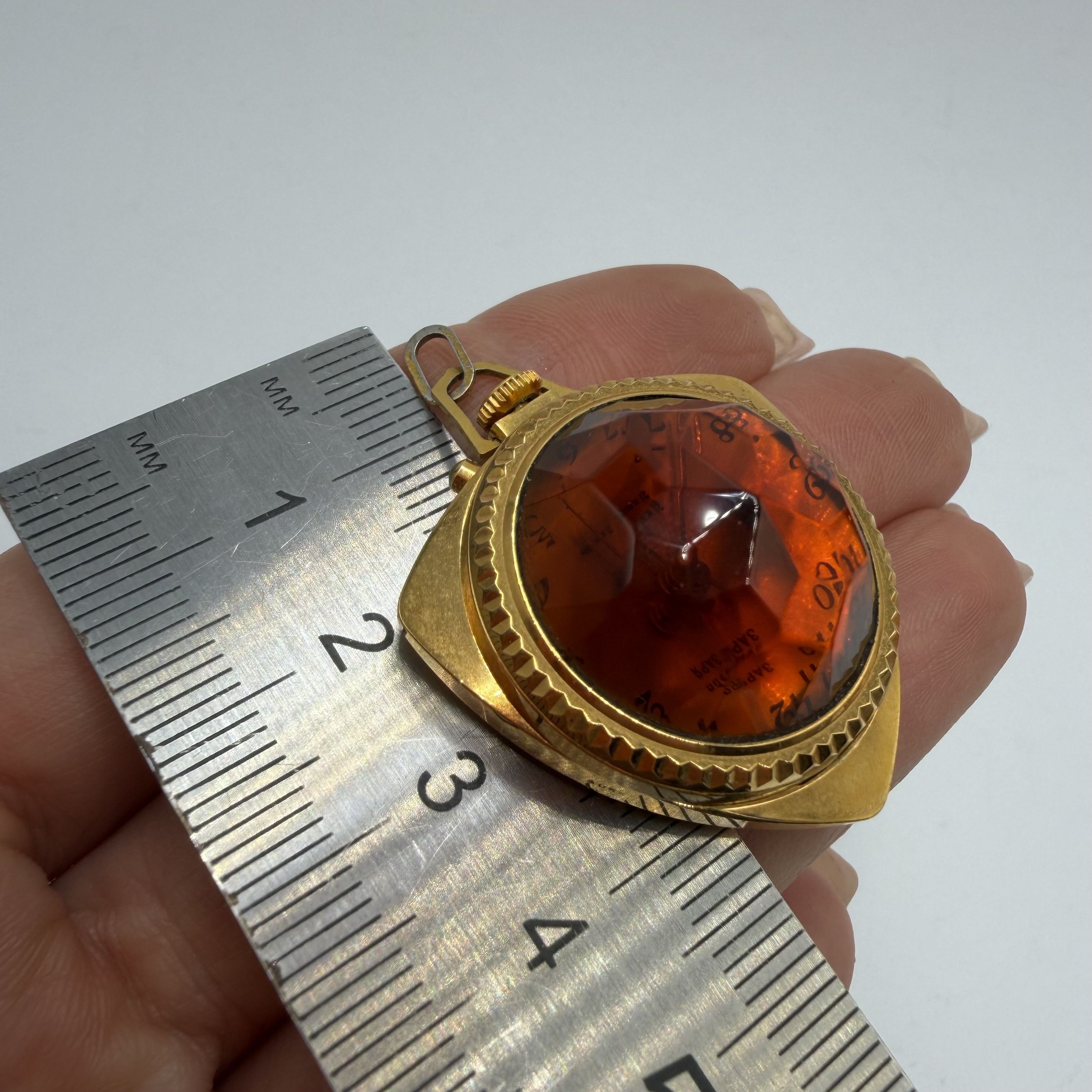 Vintage Zaria Vintage USSR Women's Jewelry Gilding Watch Pendant AU5 Size ONE SIZE - 2 Thumbnail