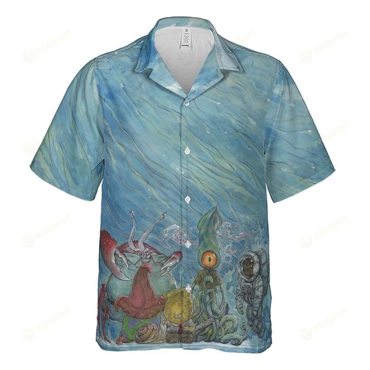 Other Under The Sea SpongeBob SquarePants Hawaiian Shirt Size US L / EU 52-54 / 3 - 2 Thumbnail