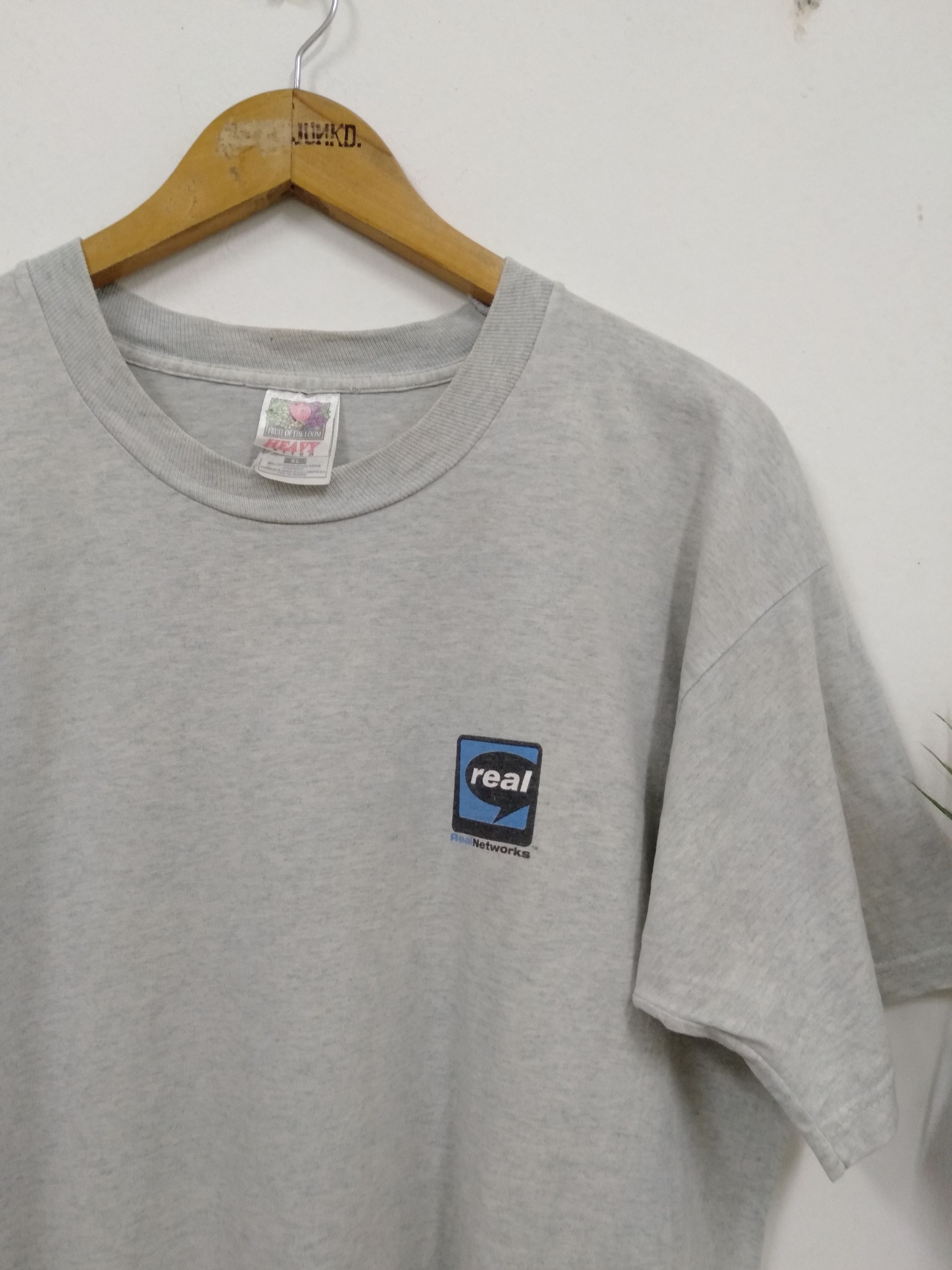 Vintage Vintage 90s Real Networks Promo t shirt streetwear Size US XL / EU 56 / 4 - 7 Thumbnail