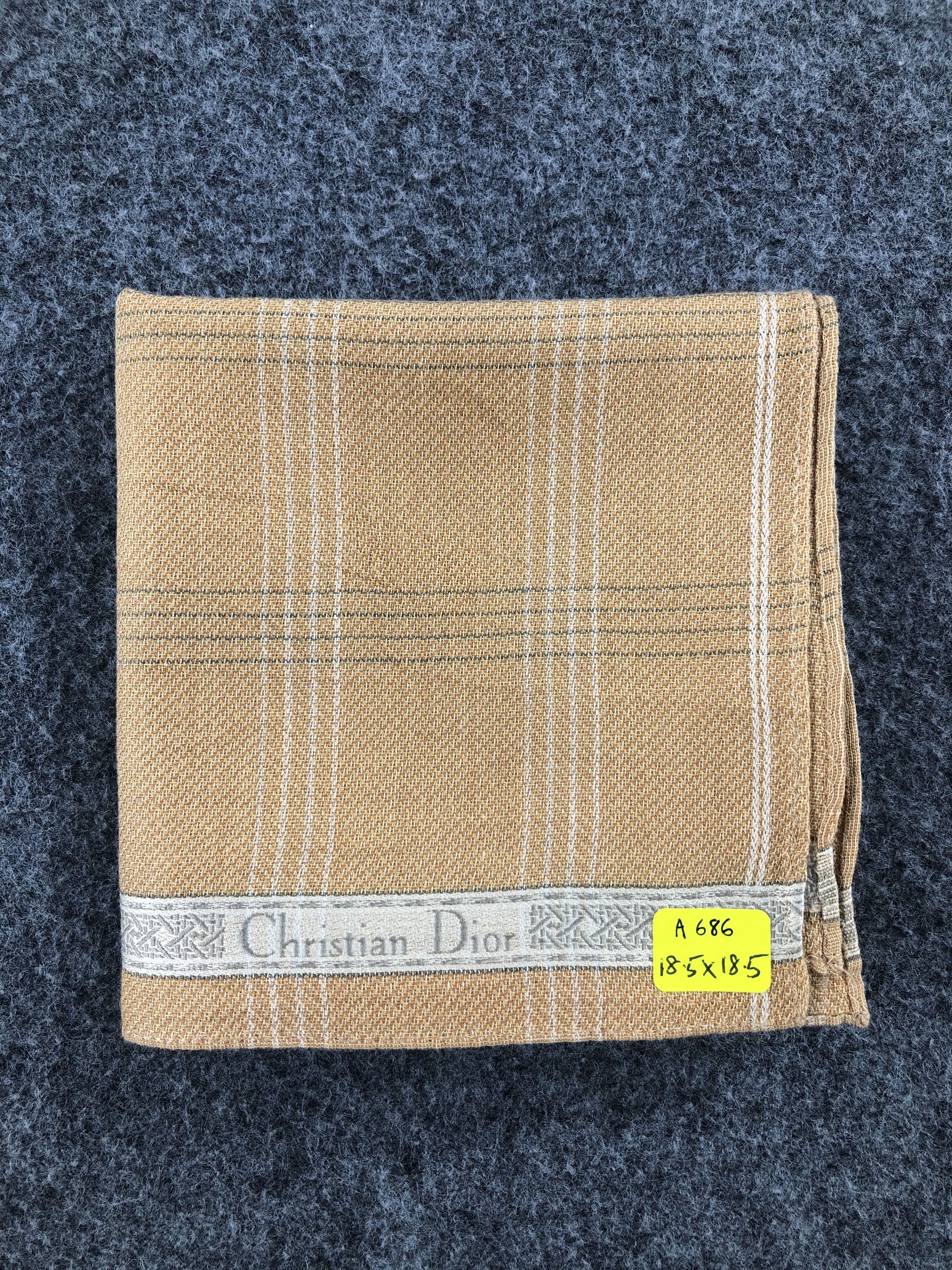 Vintage Christian Dior Handkerchief / Bandana / Neckerchief A686 Size ONE SIZE - 6 Thumbnail