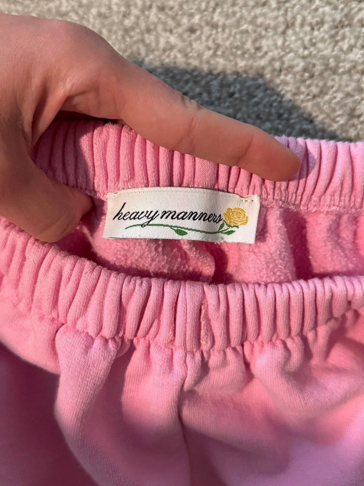 Designer Heavy Manners Bright Pink Sweatpants l Women's Size S Size 28" / US 6 / IT 42 - 8 Thumbnail