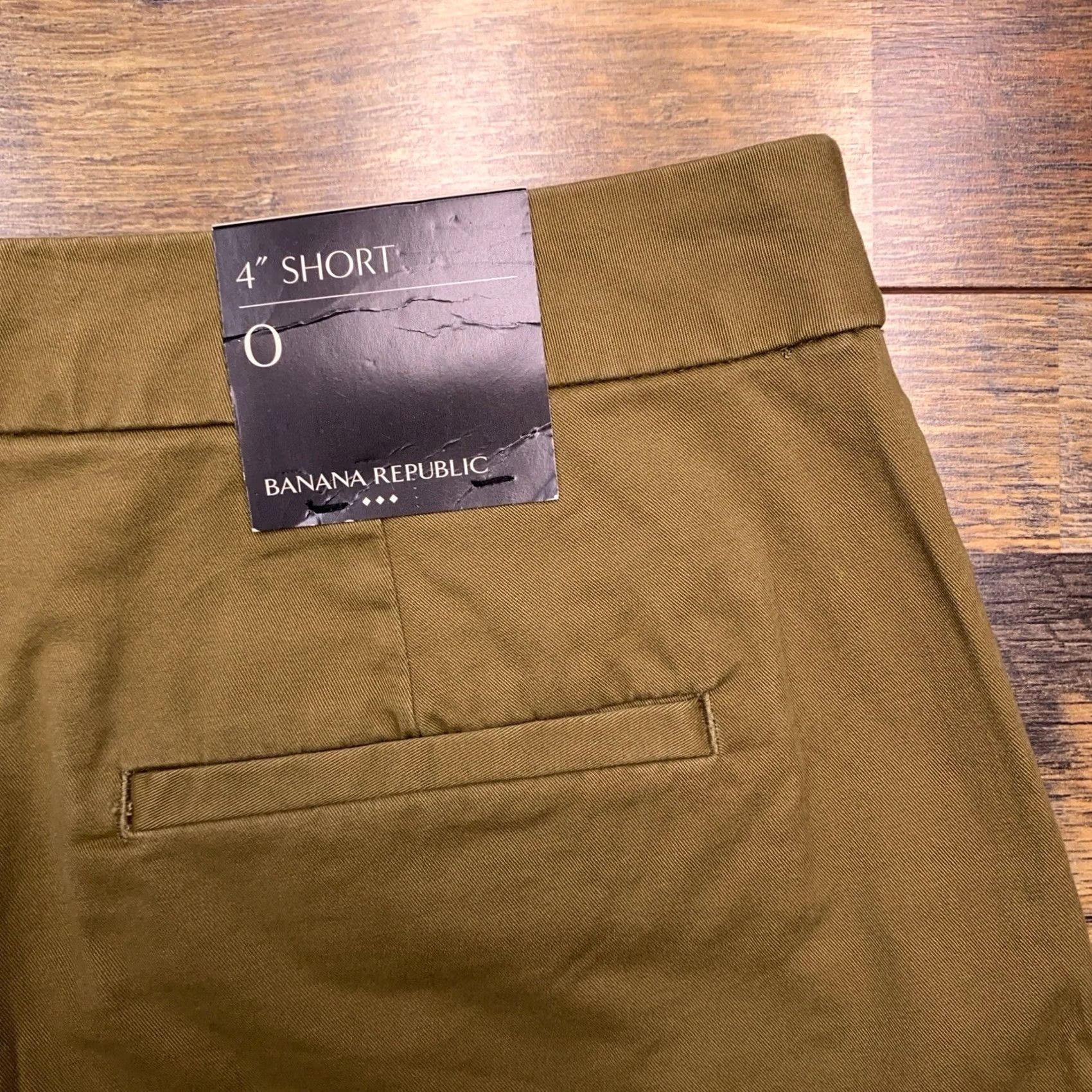 Banana Republic Banana Republic 4 Inch Short Womens 0 Brown Buttons Mid Rise Stretch Knit Casual Size 25" / US 0 / IT 36 - 5 Thumbnail
