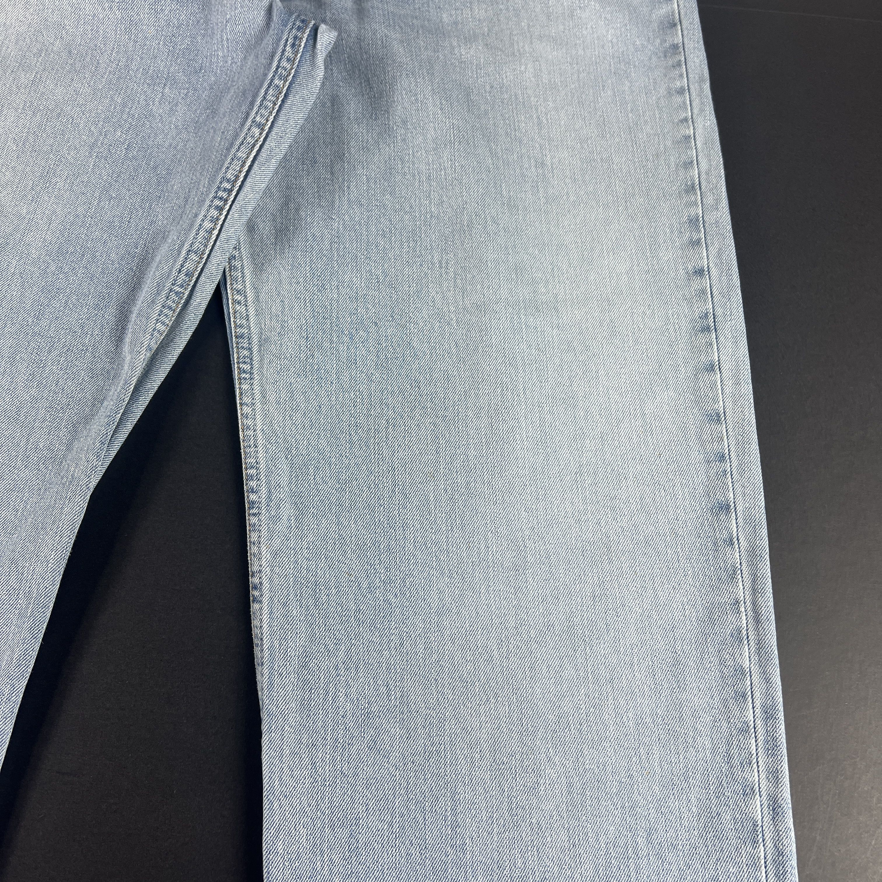 Levi's × Vintage Y2K Levi's Jean 550 Relaxed Straight Light Blue Cotton Denim Size US 37 - 6 Thumbnail