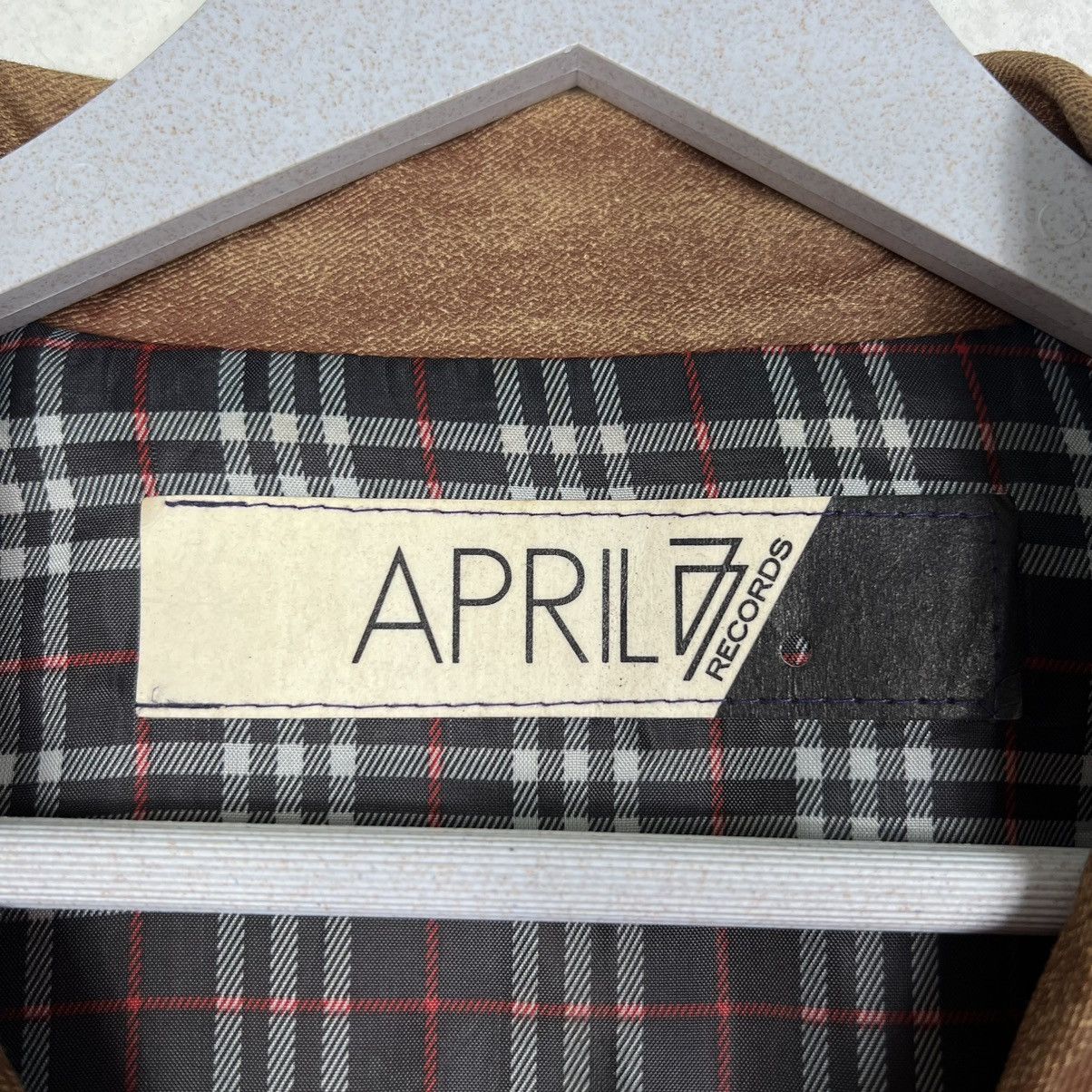 April 77 🔥 APRIL 77 Record Double colar MOTO RIDER JACKET Size US S / EU 44-46 / 1 - 14 Thumbnail