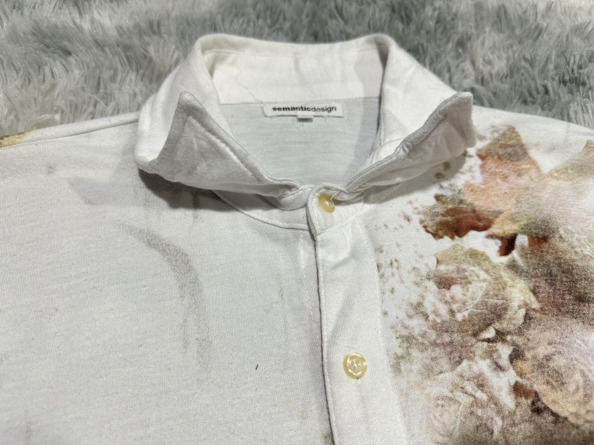 semanticdesign 🔥Sick Y2K Semantic Design Floral Poem Shirt Size US M / EU 48-50 / 2 - 10 Thumbnail