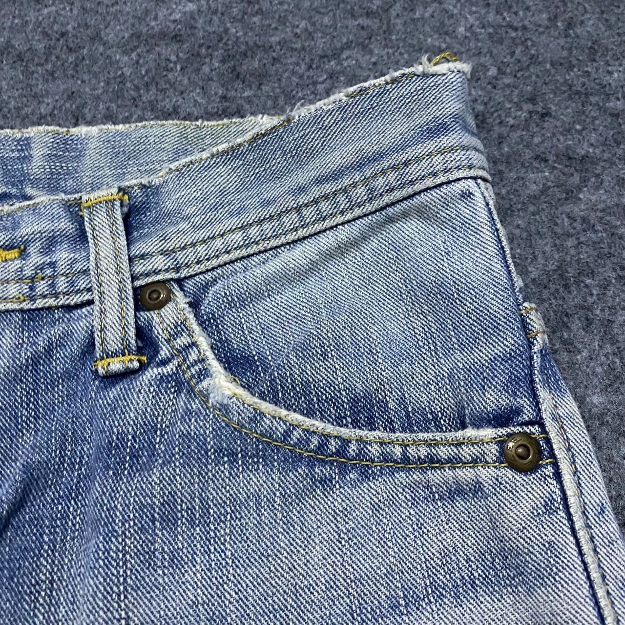 If Six Was Nine 💥Best offer💥Vintage Lee Cowboy Selvegde Distressed Denim Size US 30 / EU 46 - 9 Thumbnail