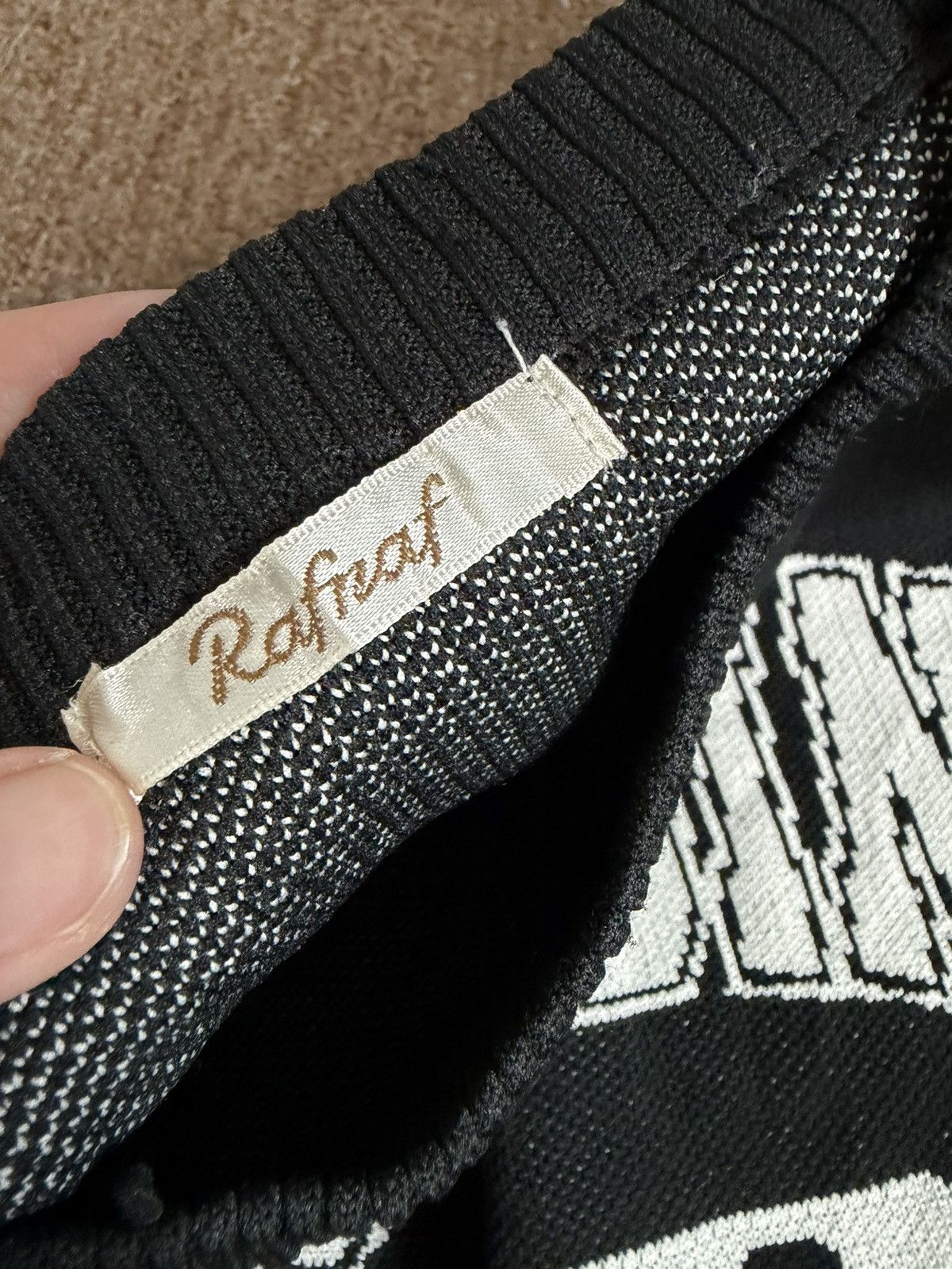 Japanese Brand Vintage Rafraf Crewneck Big Logo Sweatshirt Size US L / EU 52-54 / 3 - 9 Thumbnail