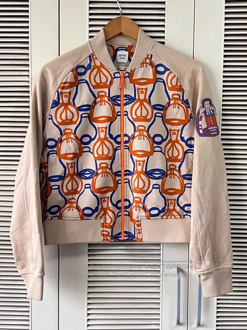 Hermes Hermes Stirrup Fantasy printed baseball jacket Size S / US 4 / IT 40 - 1 Thumbnail