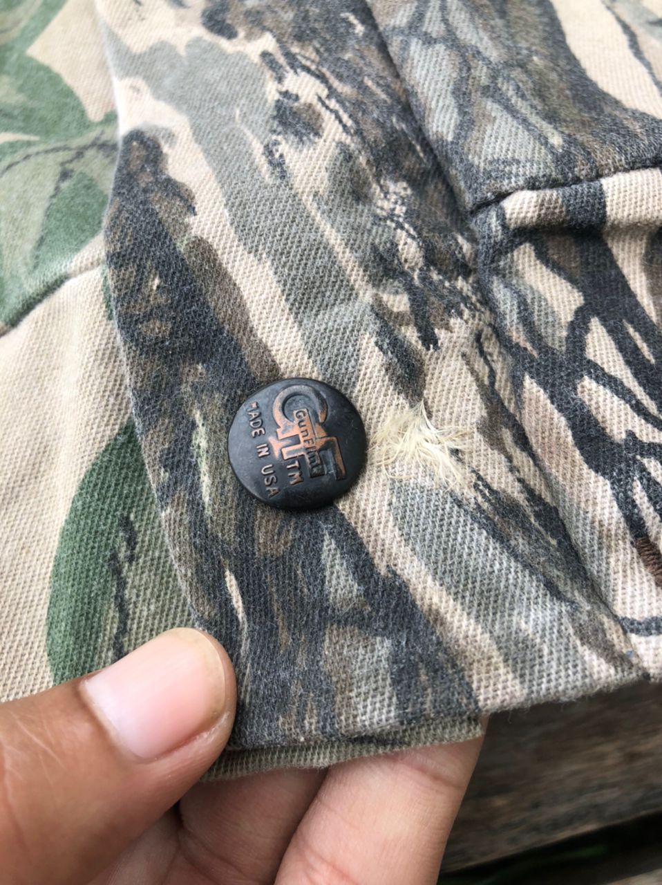 Vintage Vintage Gun Flint Camo Hunting Bombers Jacket Size US L / EU 52-54 / 3 - 6 Thumbnail