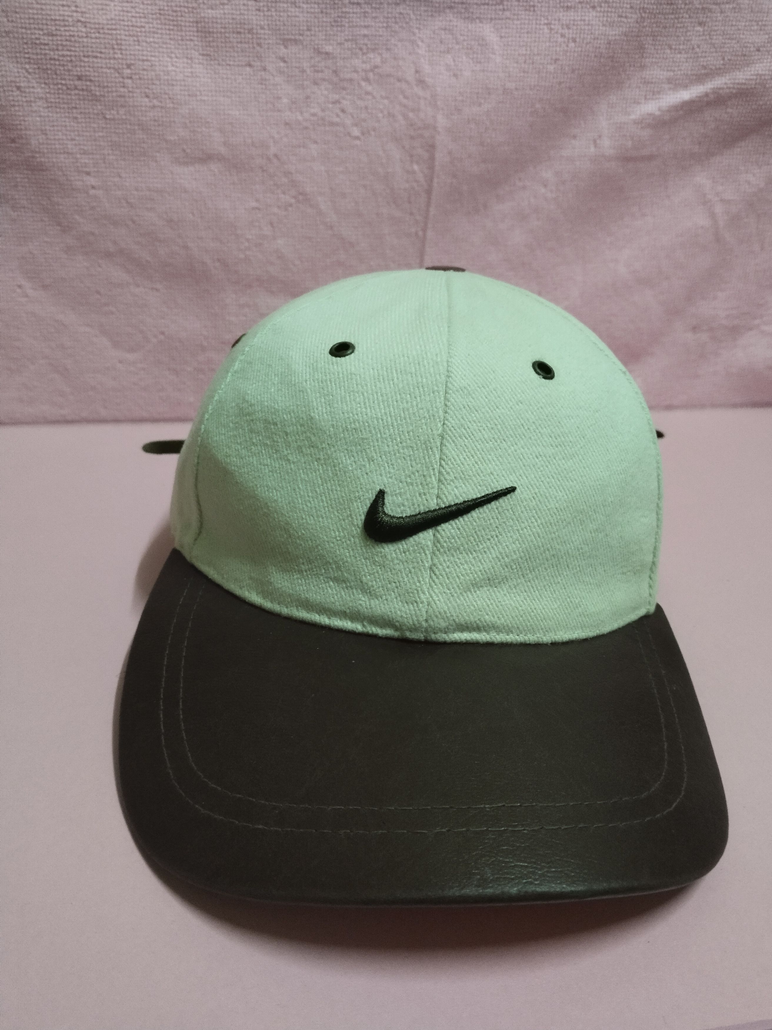 Nike VINTAGE NIKE 90s LEATHER BRIM AND LOWER CROWN HAT Size ONE SIZE - 1 Thumbnail