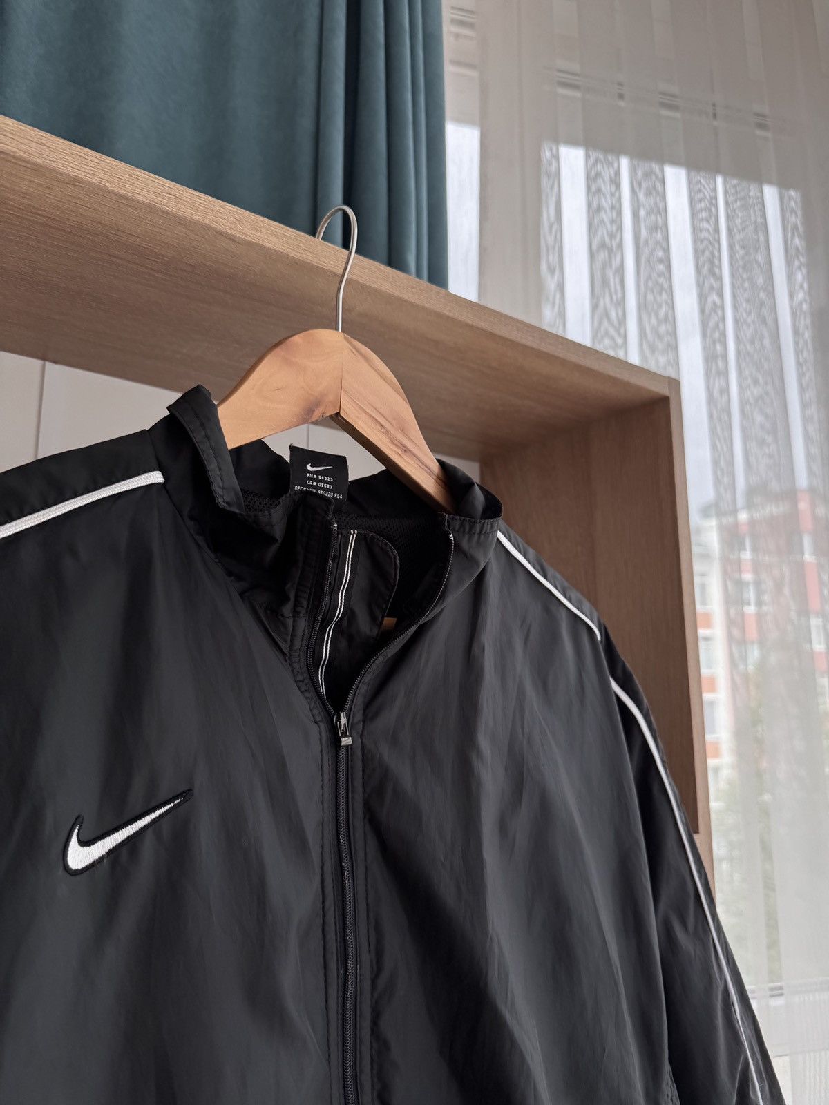 Nike × Vintage Vintage Nike Streetwear Nylon Zip TrackJacket Size US S / EU 44-46 / 1 - 7 Thumbnail