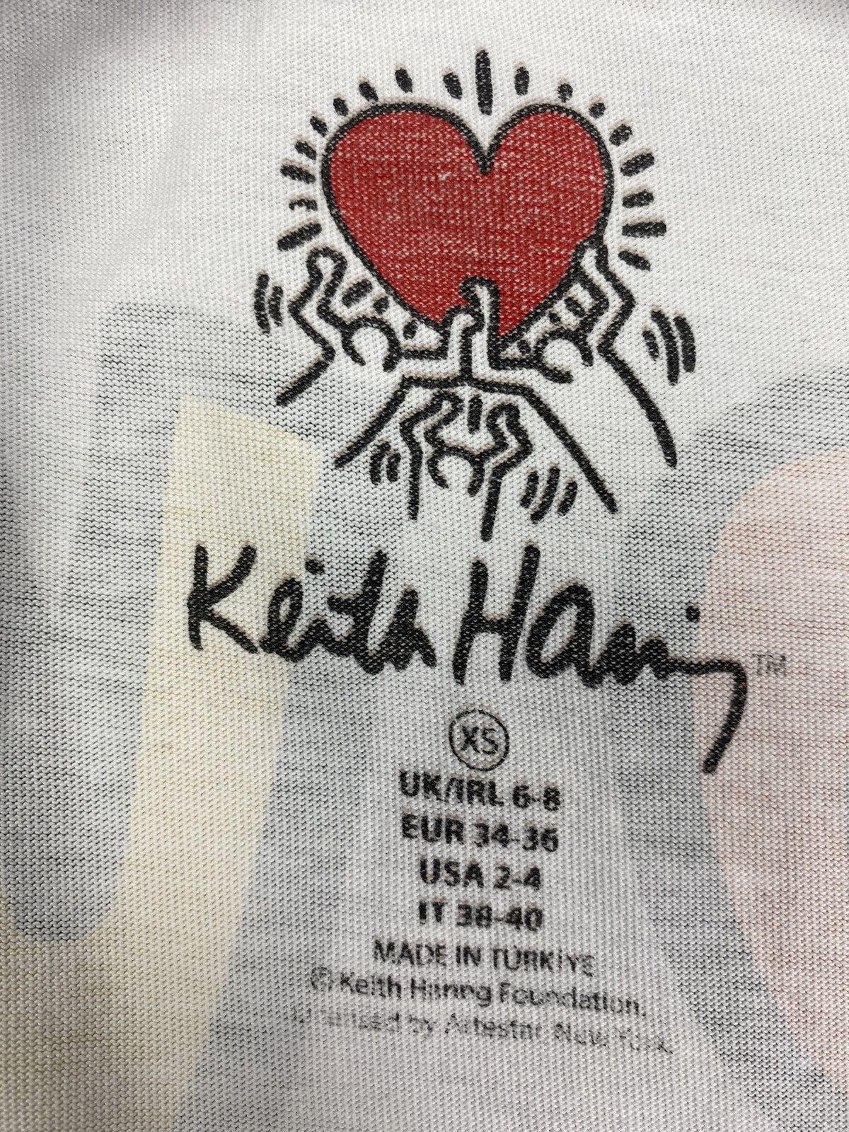 Vintage Vintage Vintage 90s Keith Haring Art Tee Size US XS / EU 42 / 0 - 12 Thumbnail