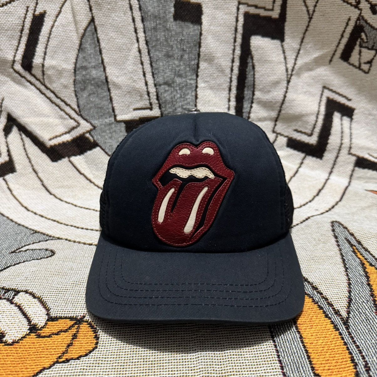 Chrome Hearts × The Rolling Stones Chrome Hearts x Rolling Stones Red Logo Hat Snapback Size ONE SIZE - 1 Thumbnail