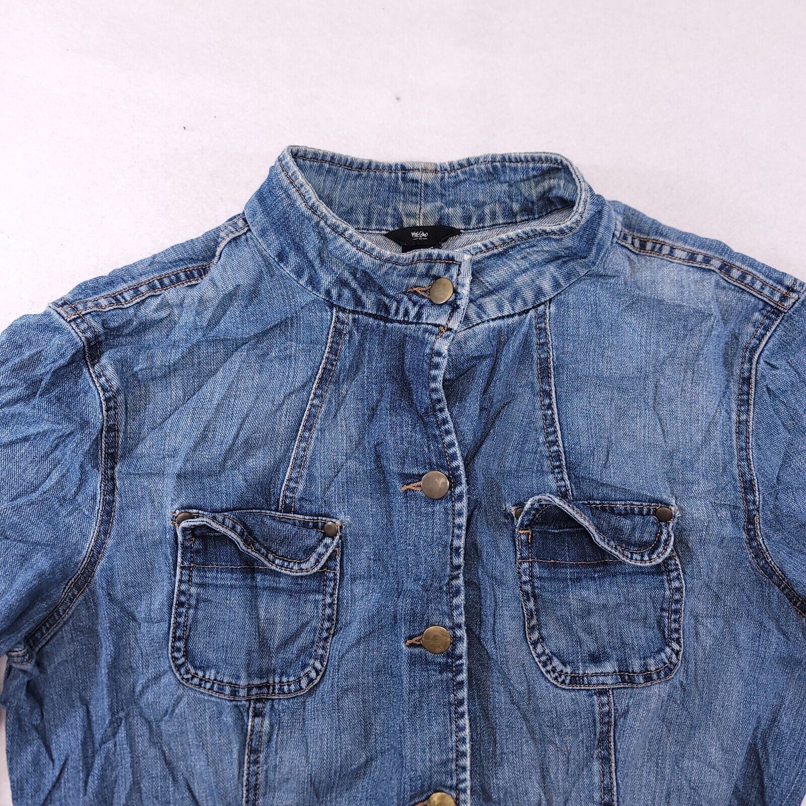 Mossimo Mossimo Casual Button Denim Jean Jacket Womens Size L Blue Size L / US 10 / IT 46 - 1 Thumbnail