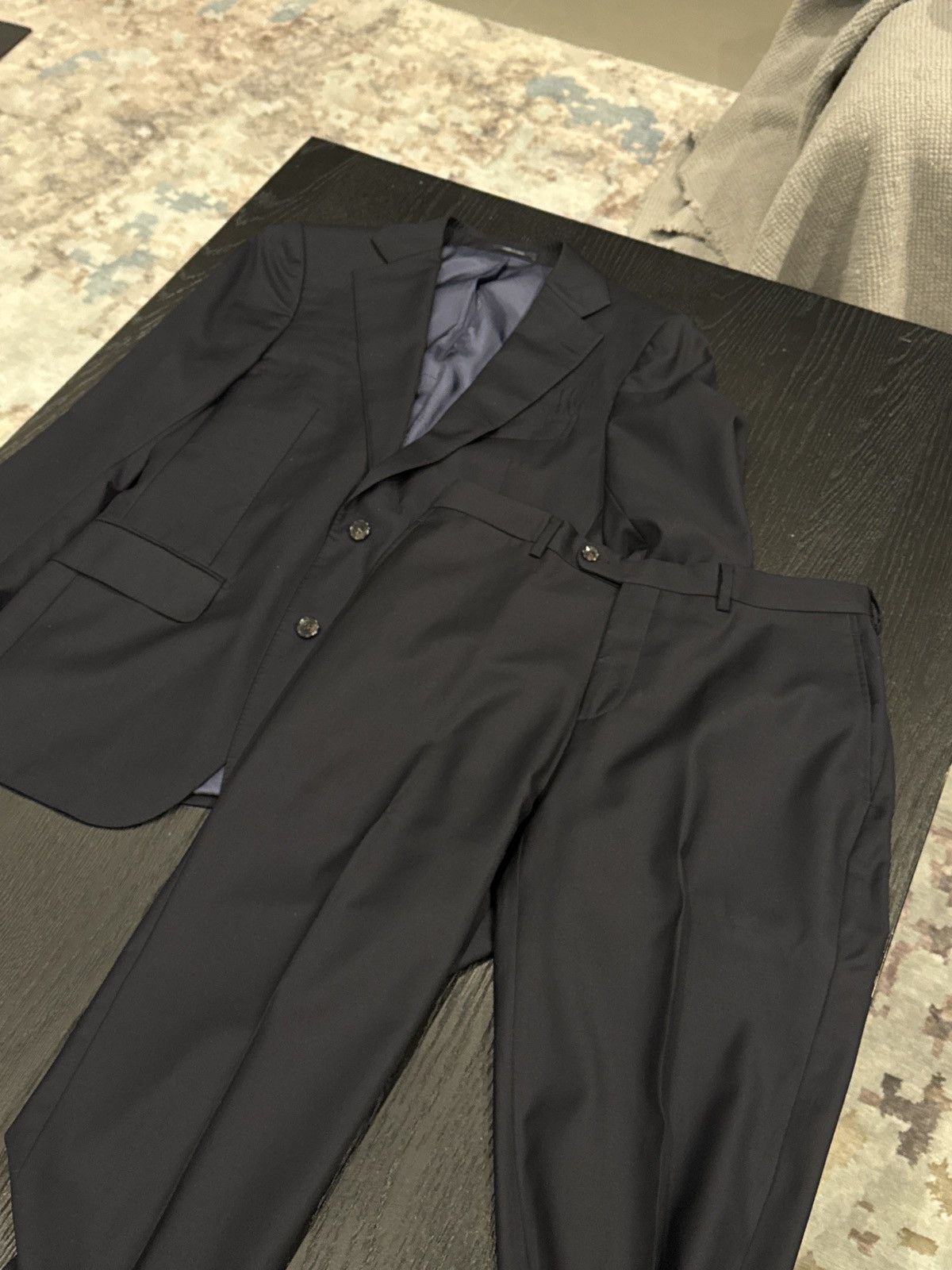 Suitsupply Navy Pure Wool Super 100’s [Italian Fabric] Size 50R - 2 Thumbnail