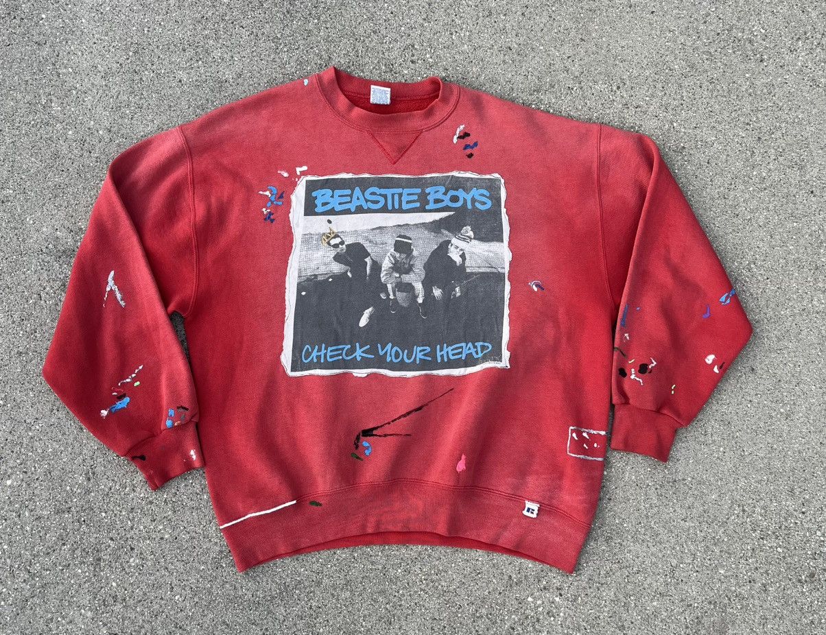 Russell Athletic × Vintage Custom Beastie Boys Vintage Russell Athletic Crewneck Faded Size US L / EU 52-54 / 3 - 2 Thumbnail