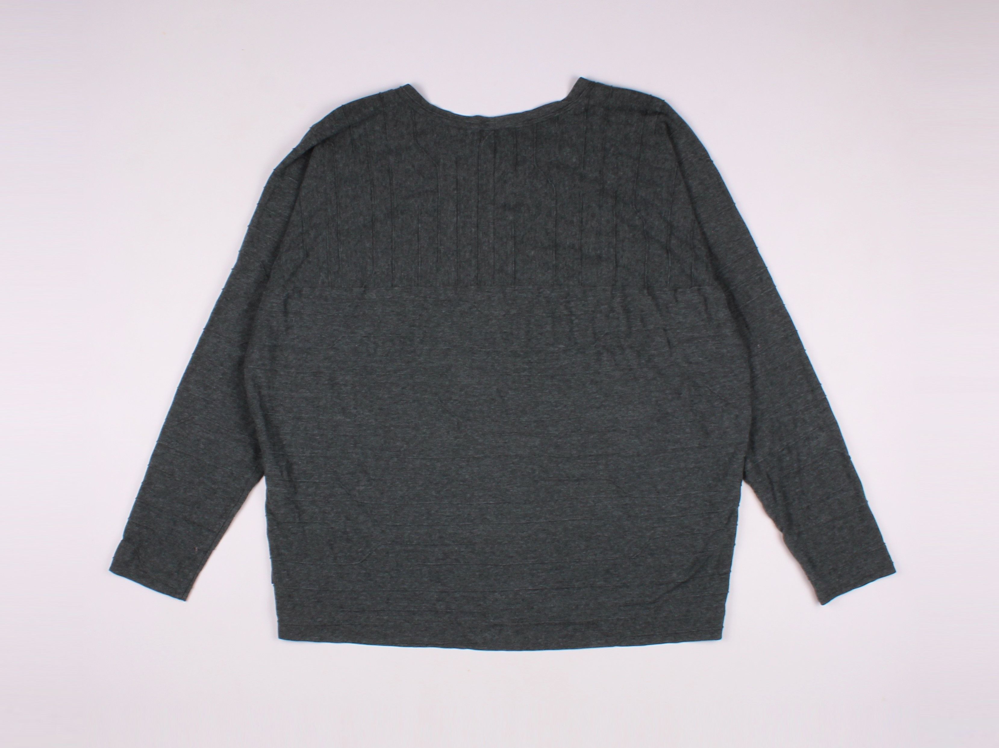 Japanese Brand Oska Avant Garde Textured Oversized Long Sleeve Tee Size M / US 6-8 / IT 42-44 - 5 Thumbnail