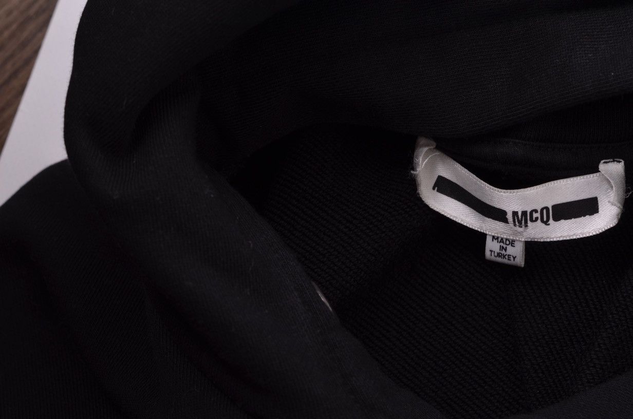 Alexander McQueen Alexander McQueen McQ Big Logo Luxury Black Hoodie Size US M / EU 48-50 / 2 - 4 Thumbnail