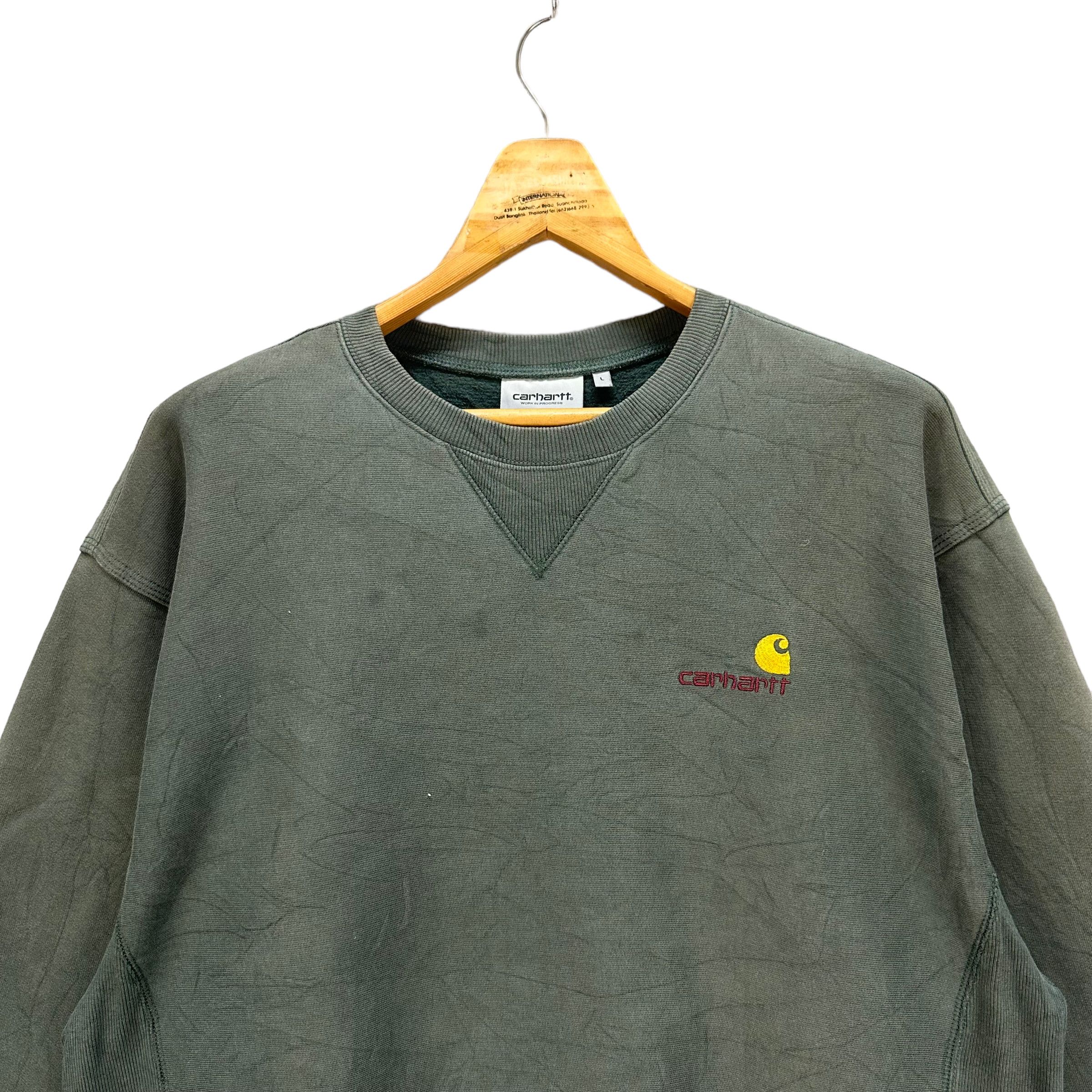 Carhartt CARHARTT GREEN SWEATSHIRTS #7746-168 Size US L / EU 52-54 / 3 - 2 Thumbnail
