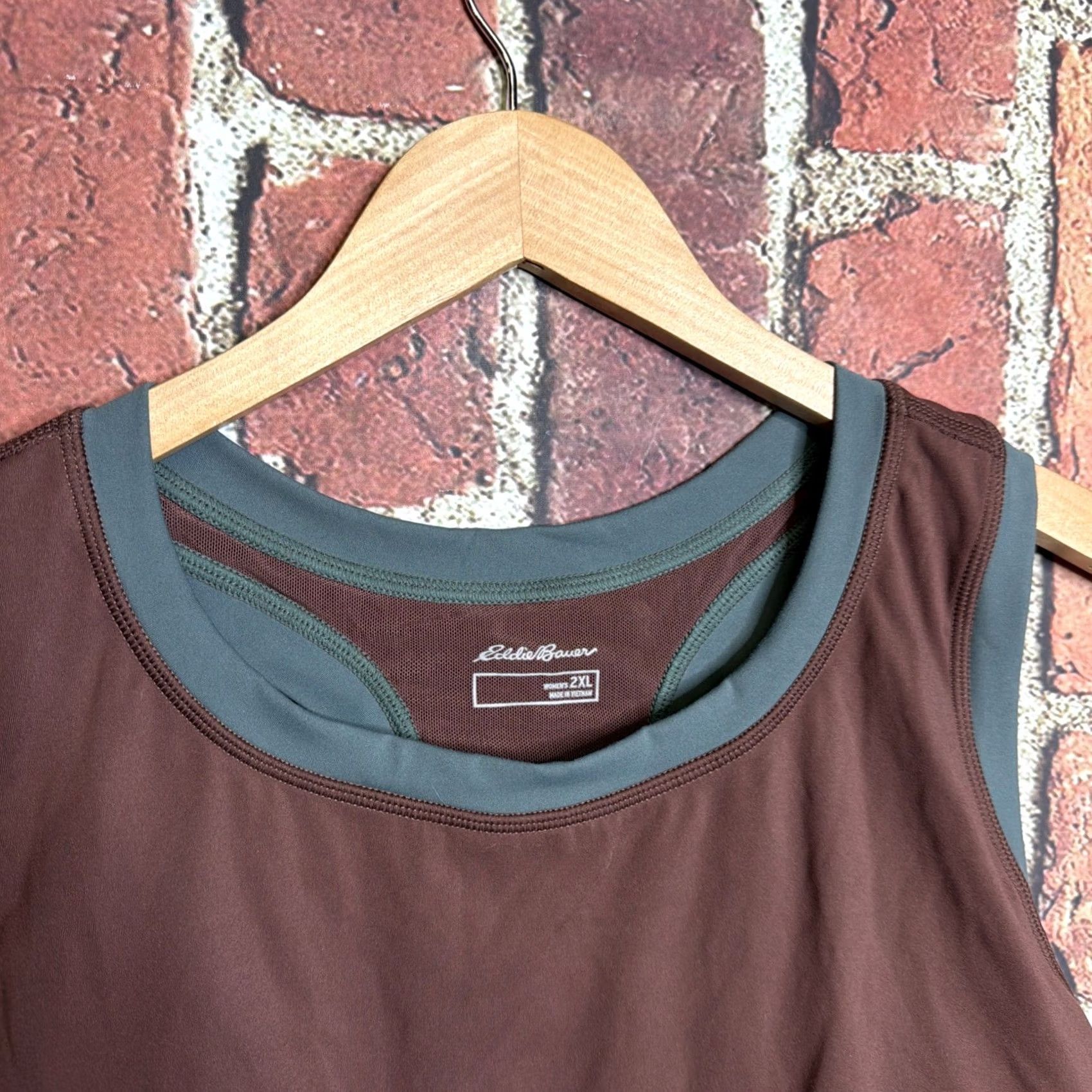 Eddie Bauer Eddie Bauer Performance Bra 2XL Sports Bra Womens Green Size ONE SIZE - 2 Thumbnail